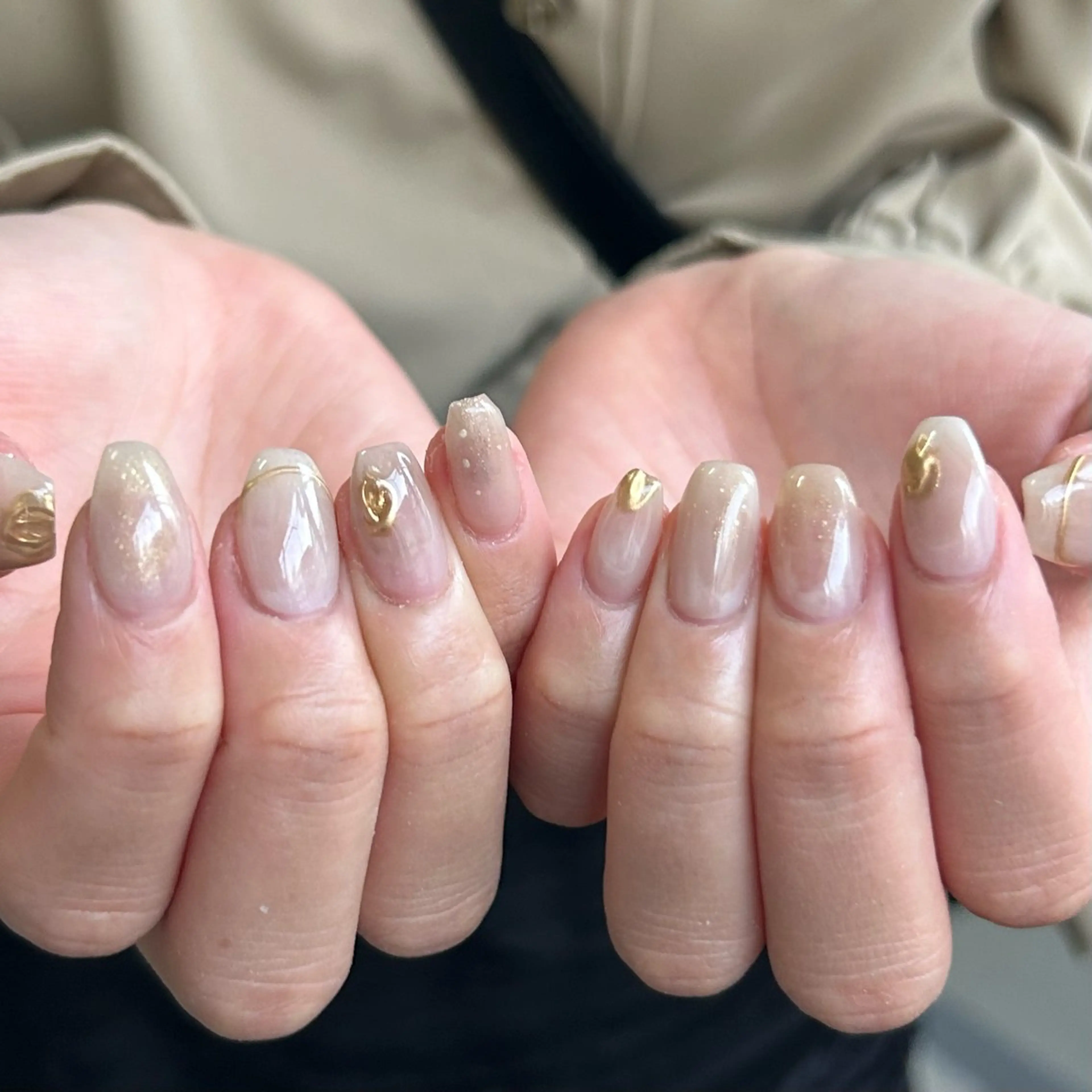 ネイル ニュアンスネイル ハンドネイル scré as Ételのネイルデザイン