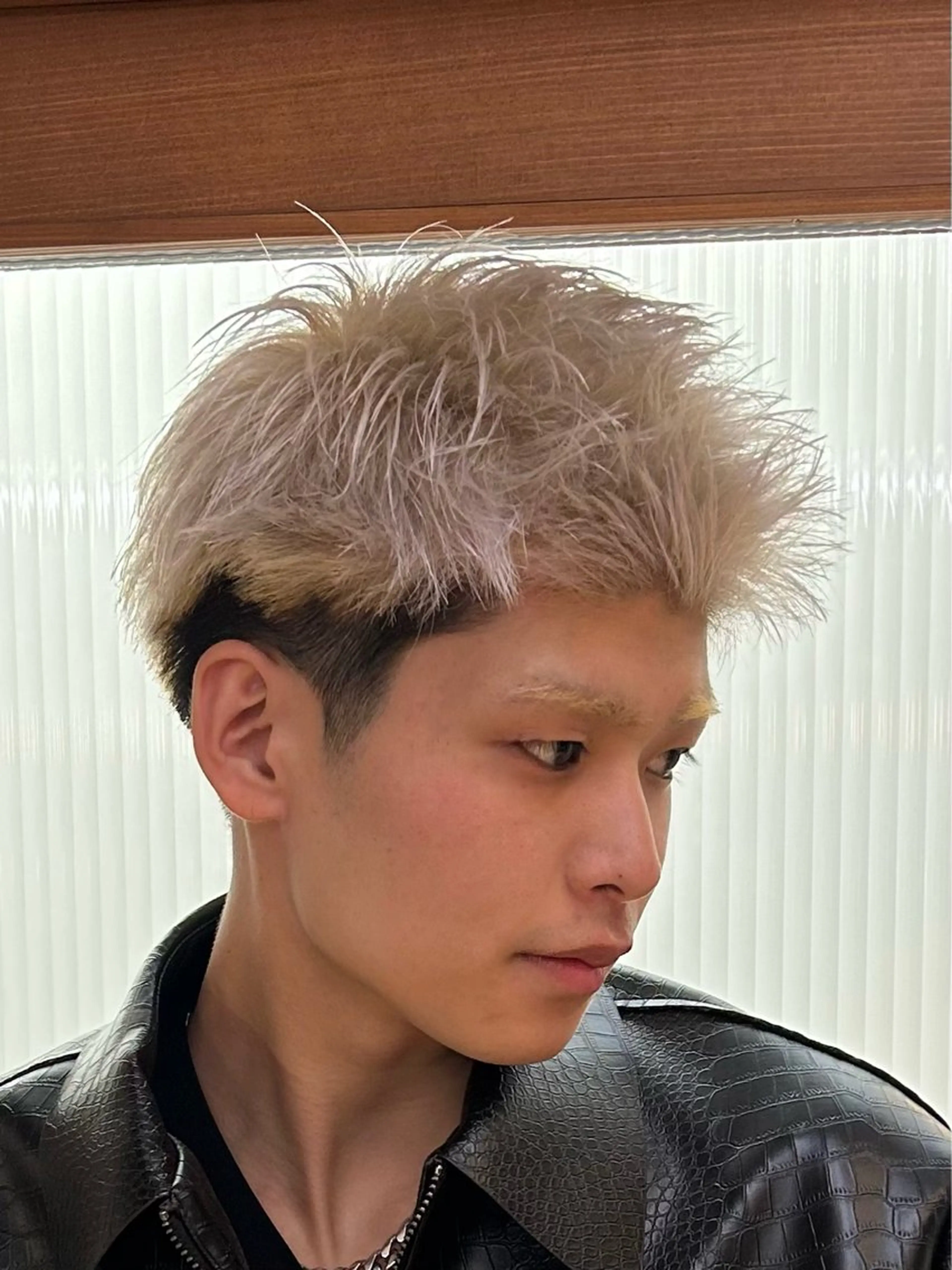 ショート カラー メンズ メンズパーマ✨️村越 雄斗のヘアスタイル