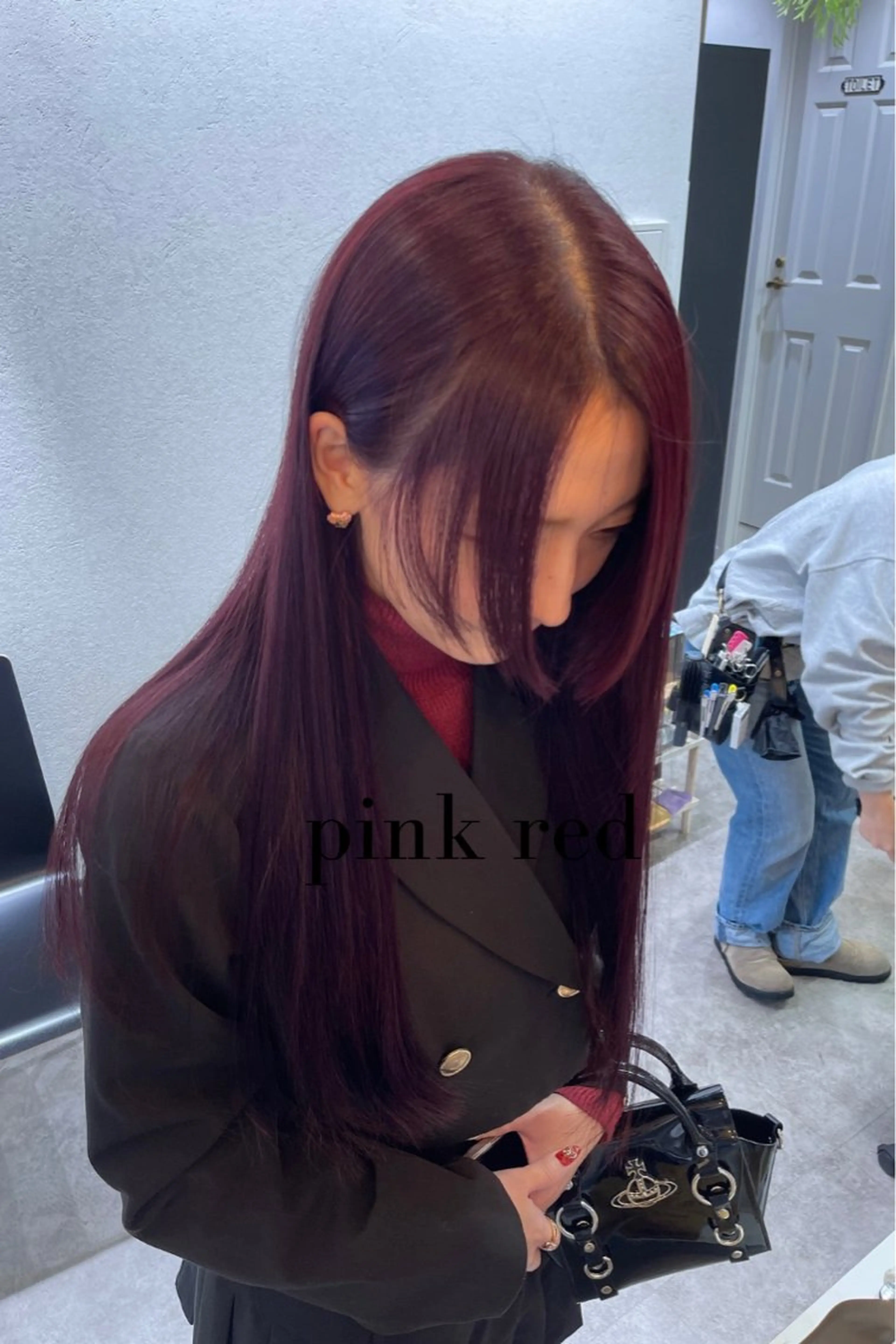 ロング カラー charm《銀座》 ヘアセット/縮毛矯正のヘアスタイル