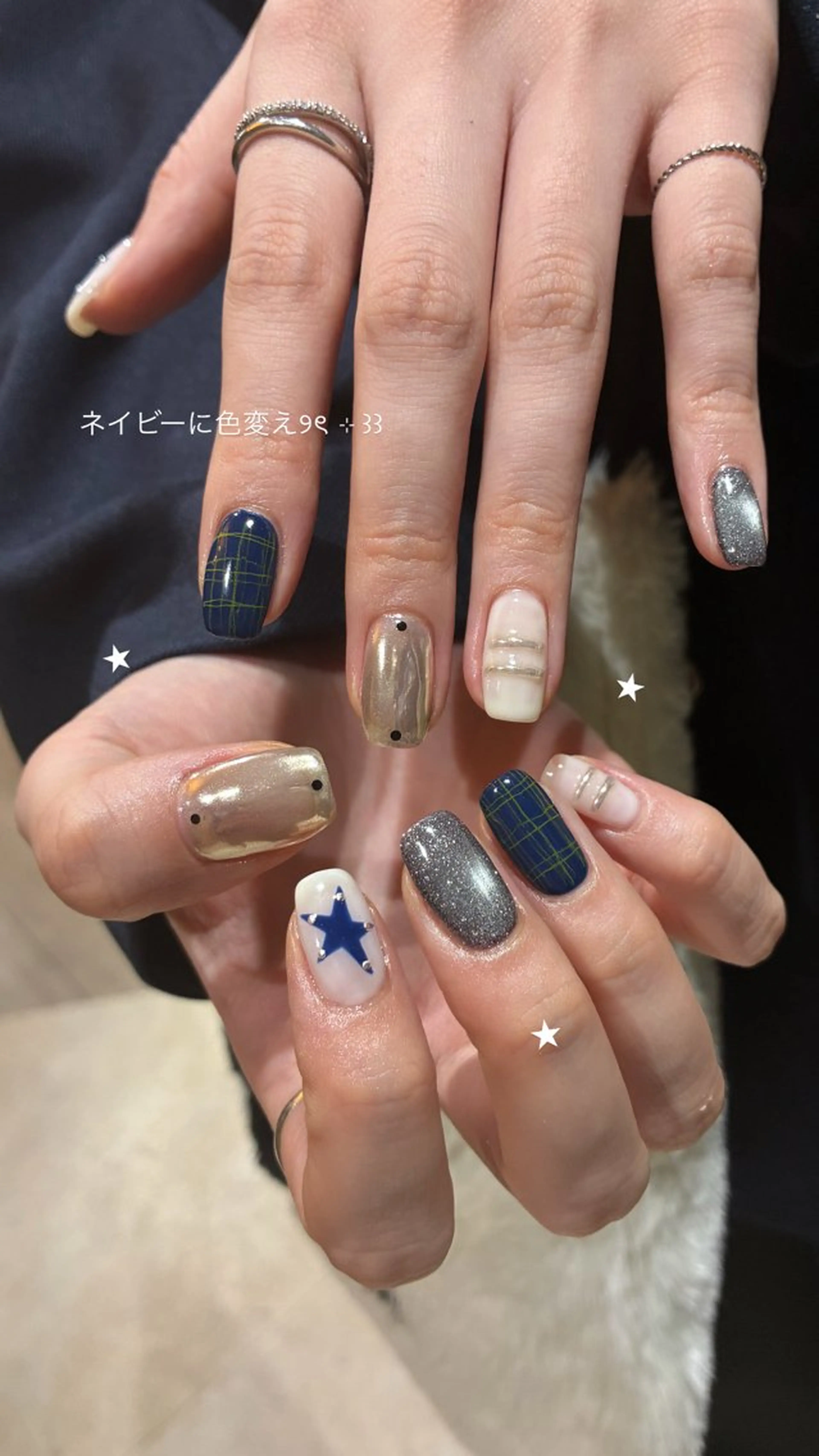 ネイル ハンドネイル ネイルサロン　SLASH所属・Aki ୨୧のネイルデザイン