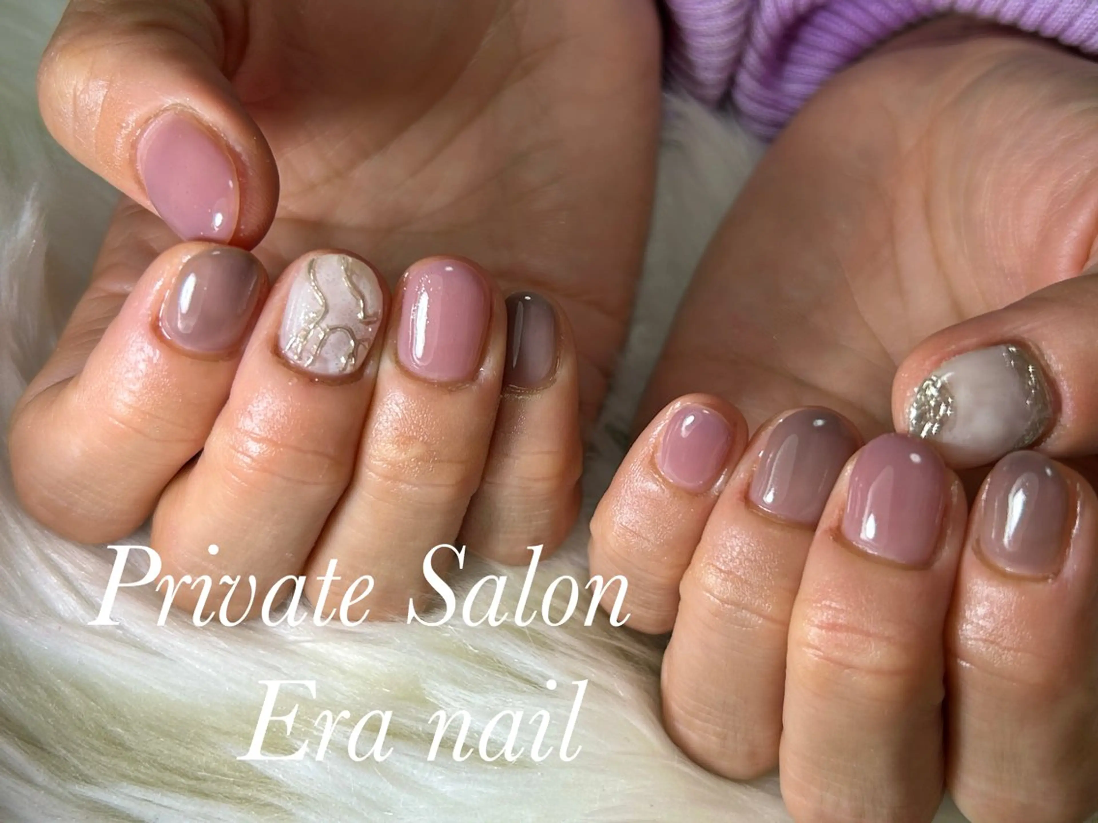 ネイル ニュアンスネイル Era nailのネイルデザイン