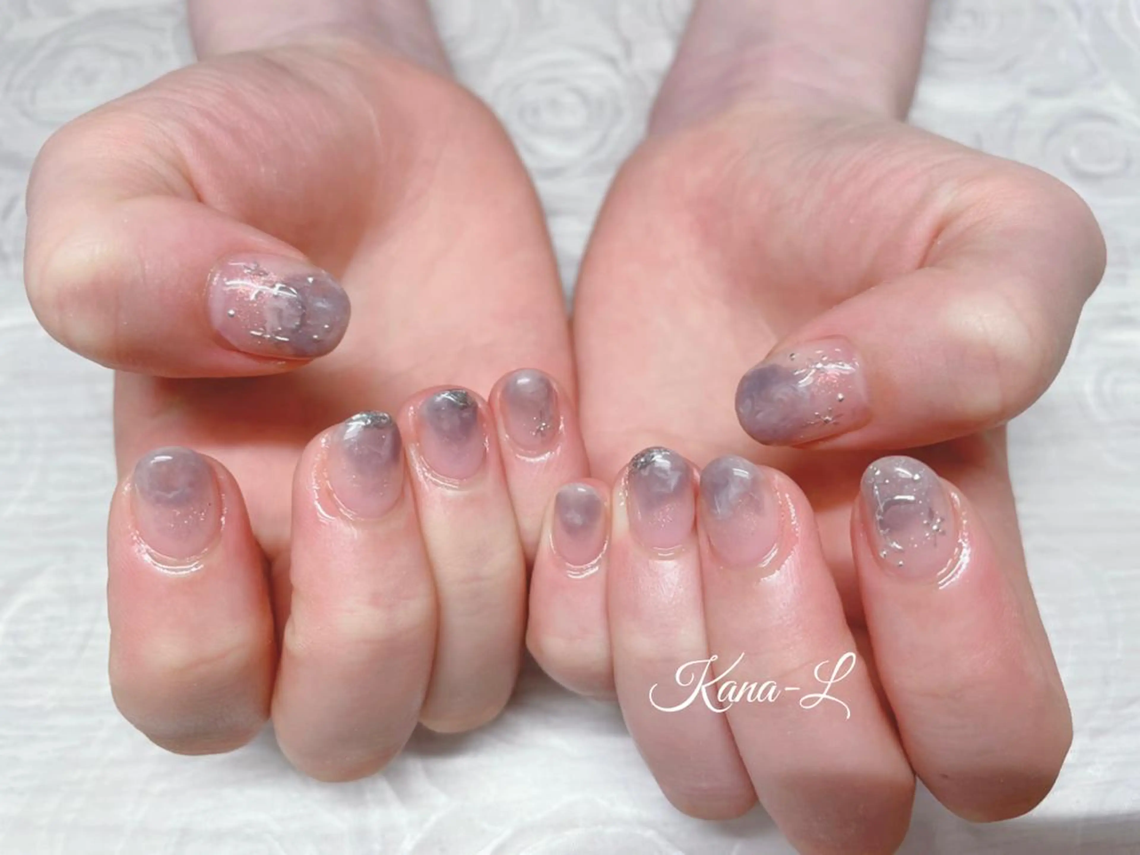 カラー ネイル ニュアンスネイル 芦辺 香奈のネイルデザイン