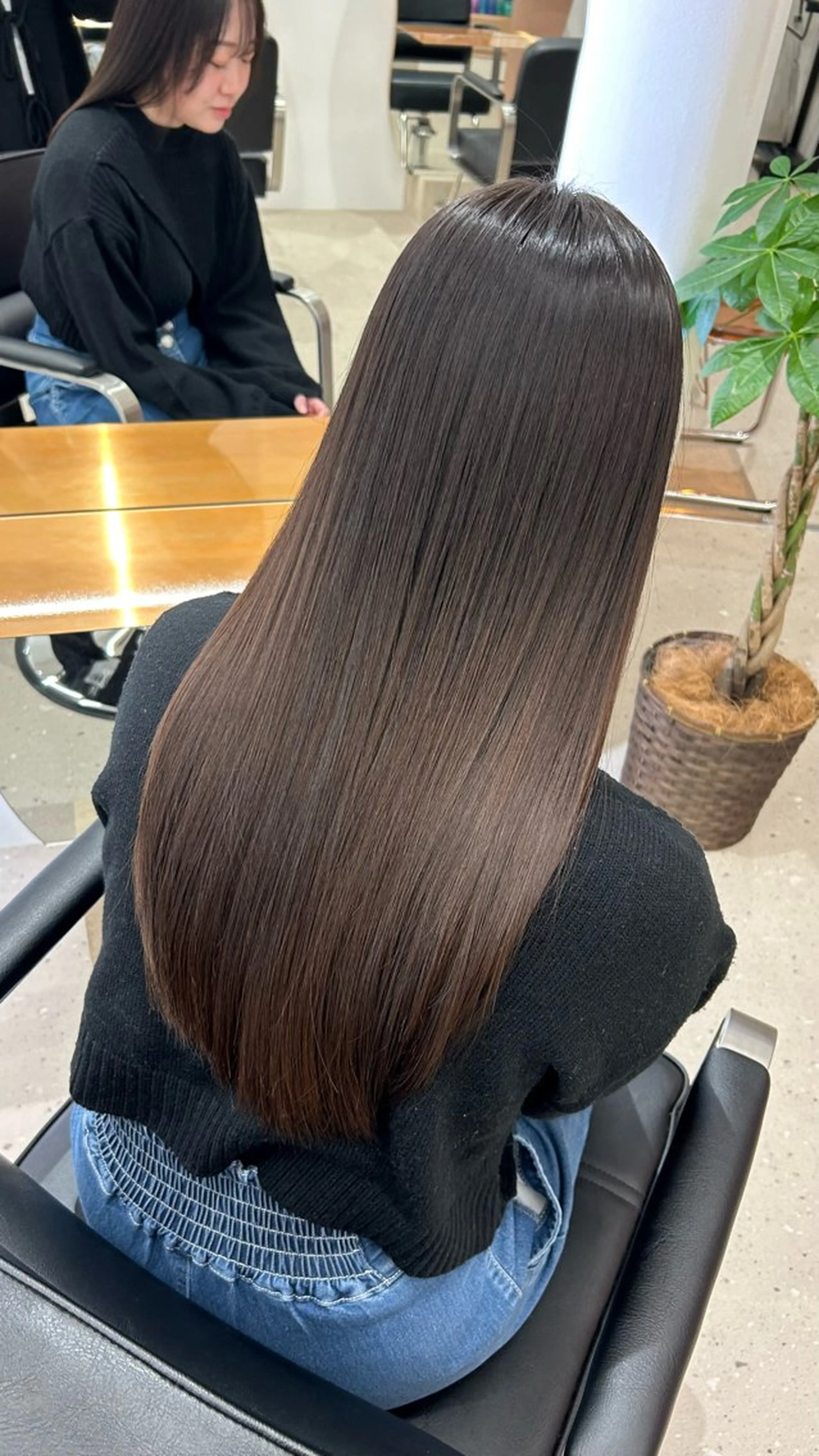 ロング 縮毛矯正 梅田/茶屋町/ 髪質改善/🎀こゆずのヘアスタイル