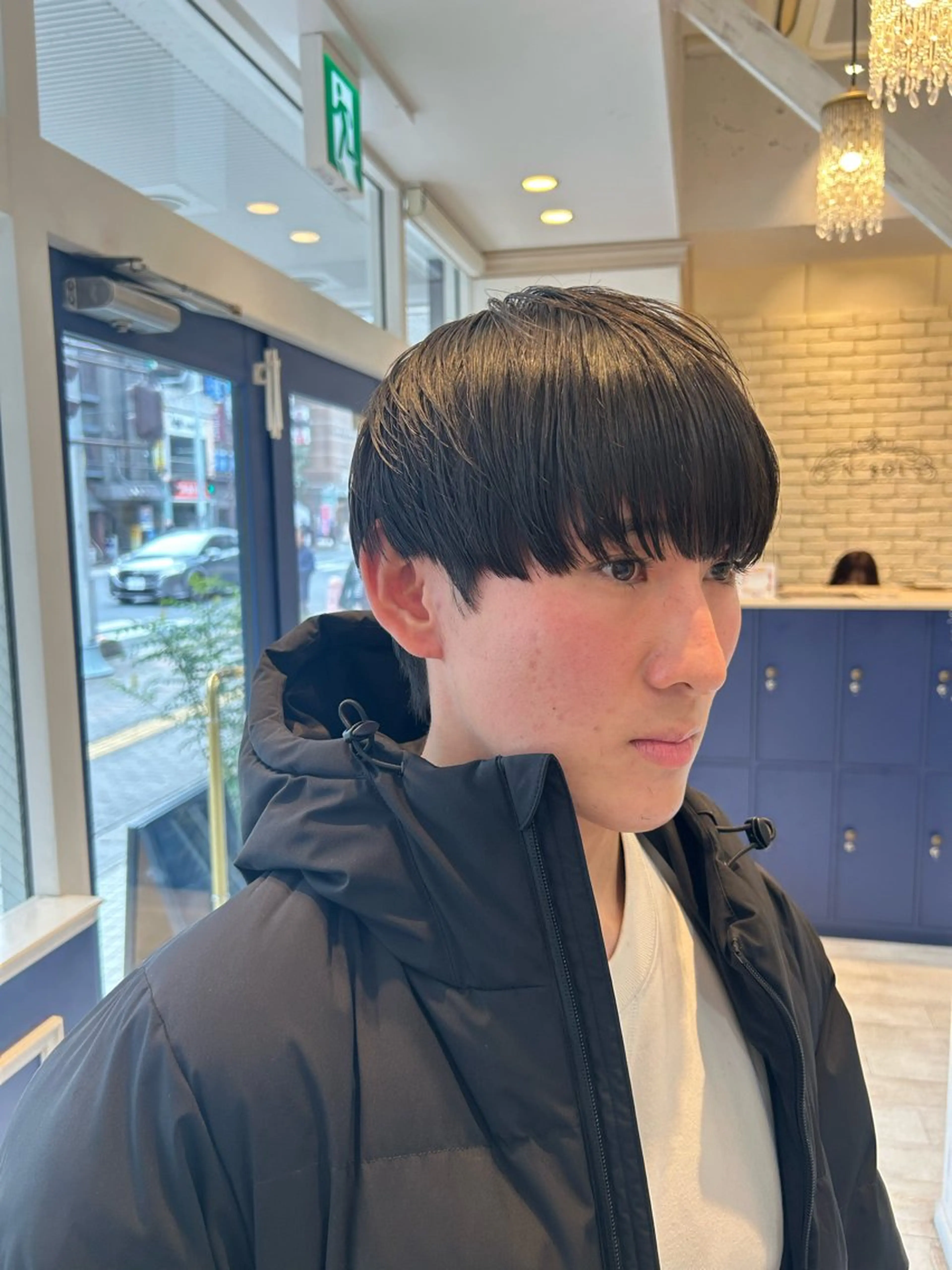 ショート メンズ 鈴村 大介のヘアスタイル