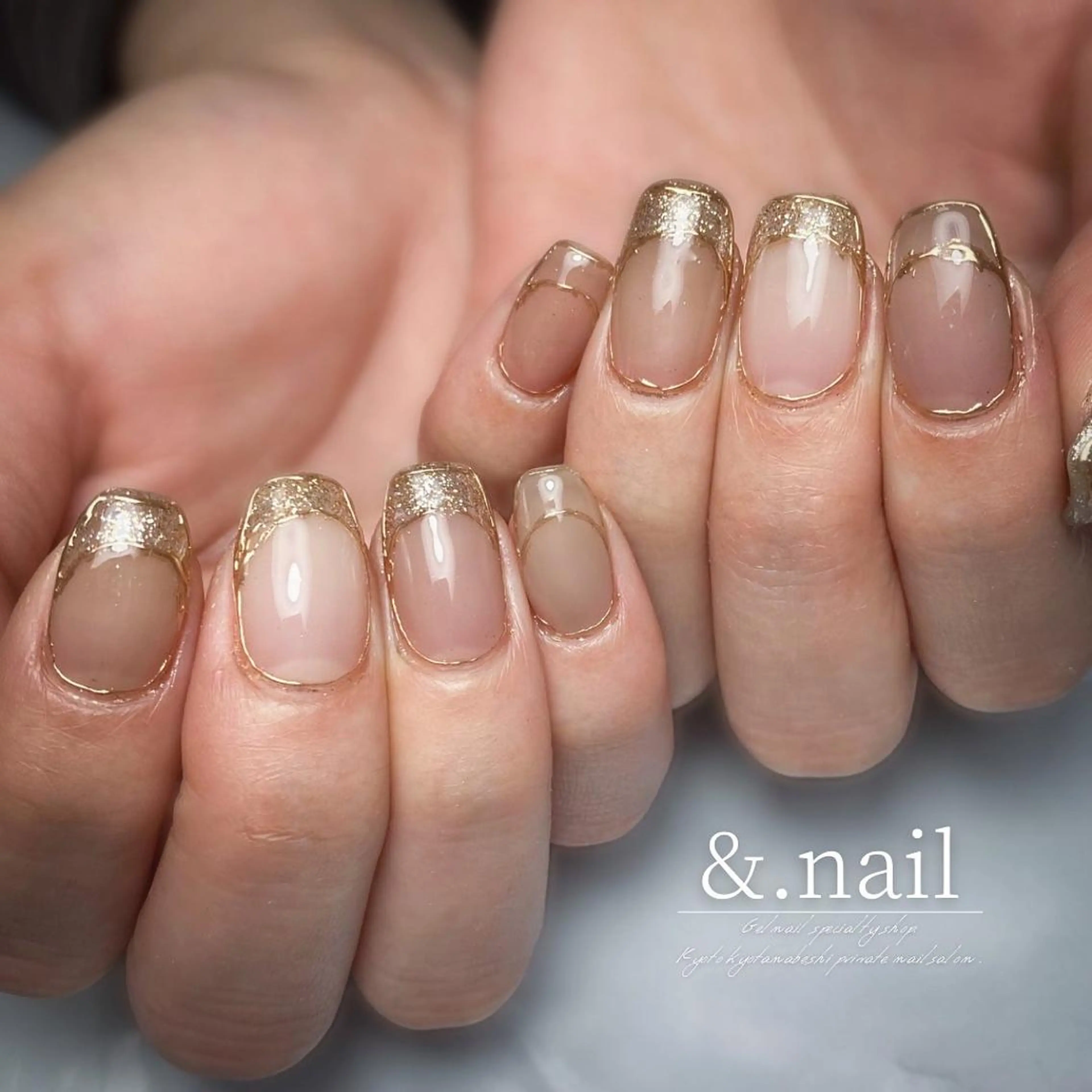 ネイル ハンドネイル &.nail/ ニュアンス/持込み可のネイルデザイン