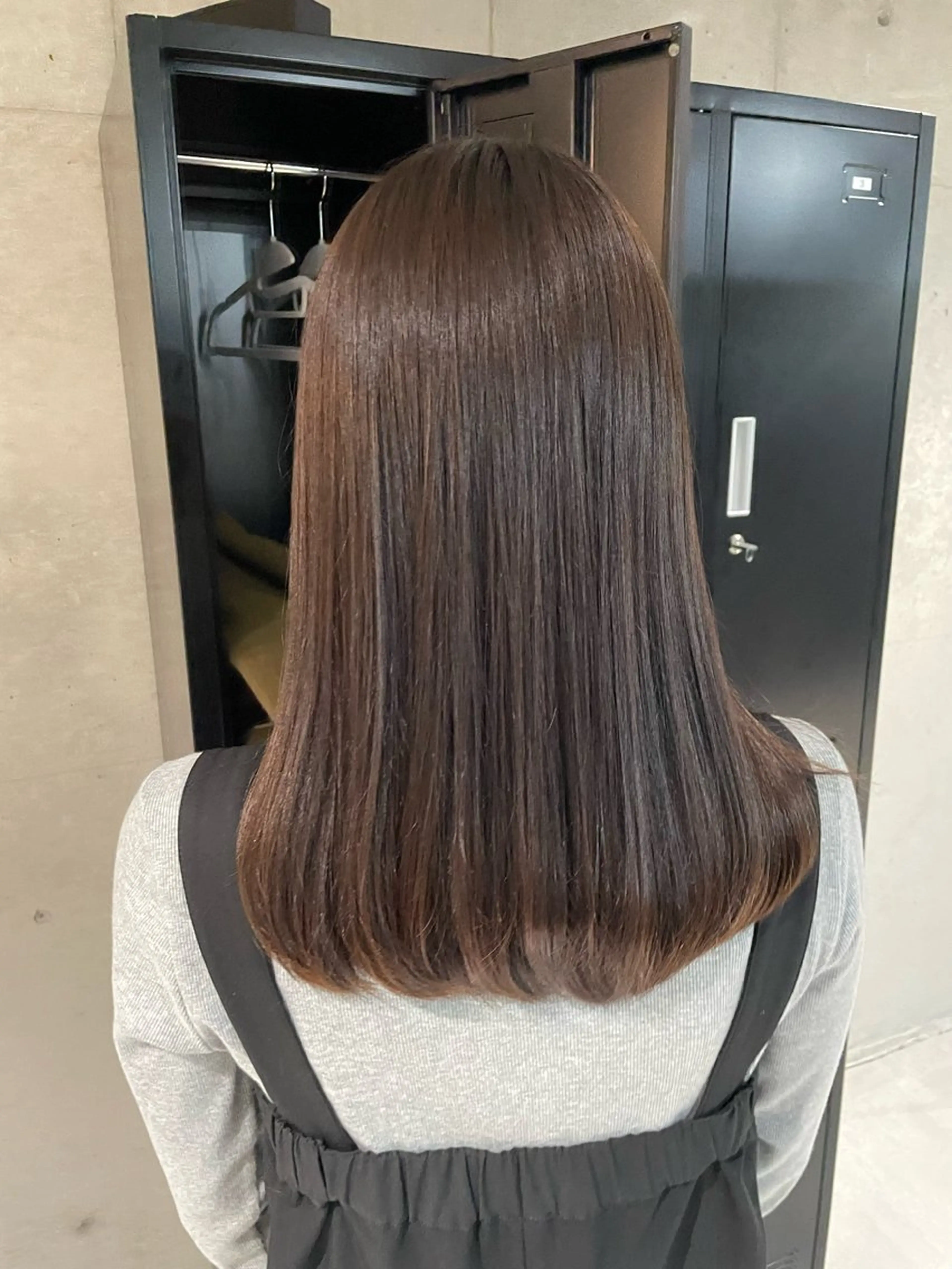 セミロング ヘアカラー トリートメント 髪質改善/ツヤカラー shotaのヘアスタイル