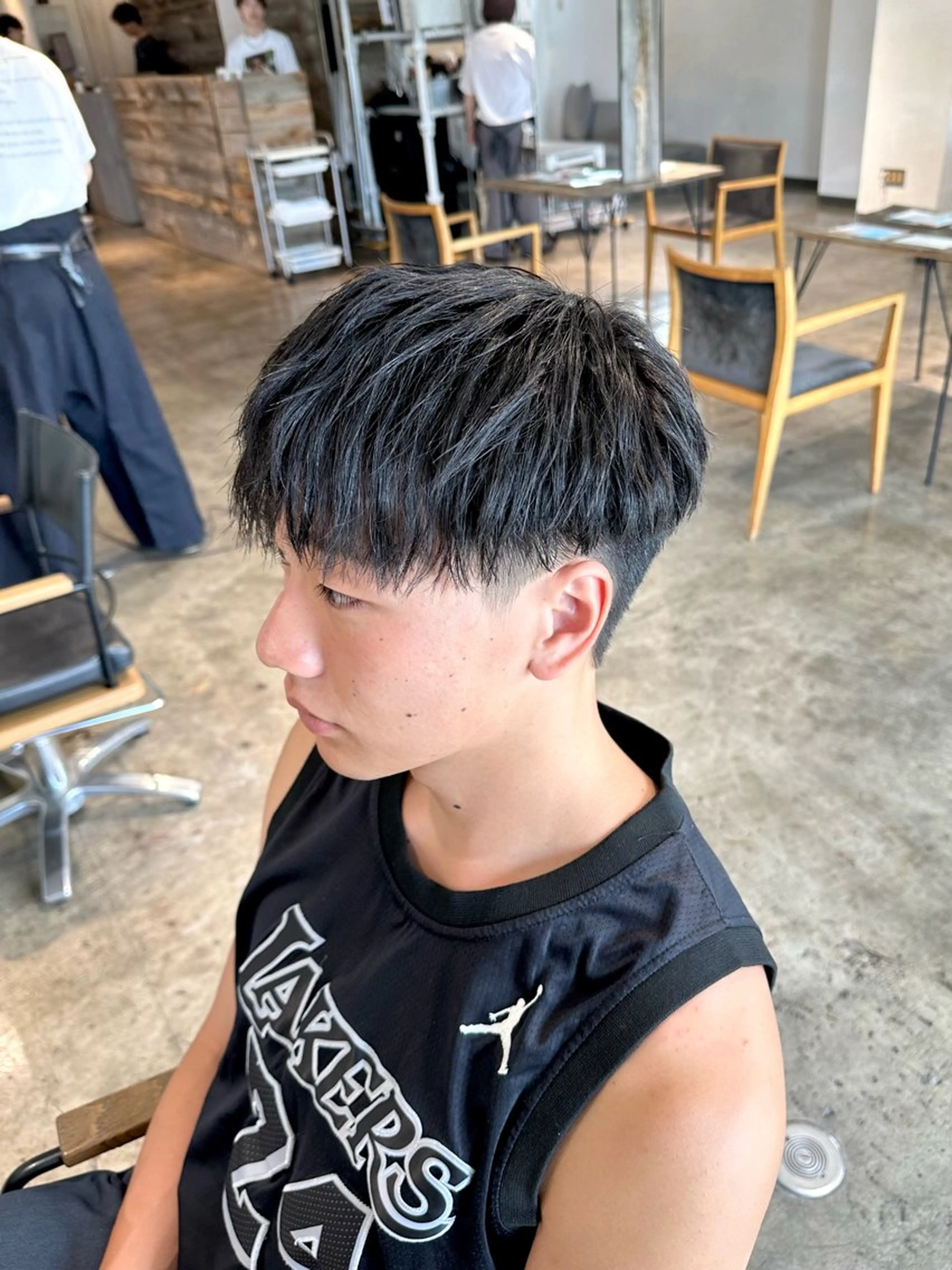 メンズ マッシュ メンズパーマ 刈り上げ カット 骨格補正施術/メンズ 専門美容師/YUYAのヘアスタイル