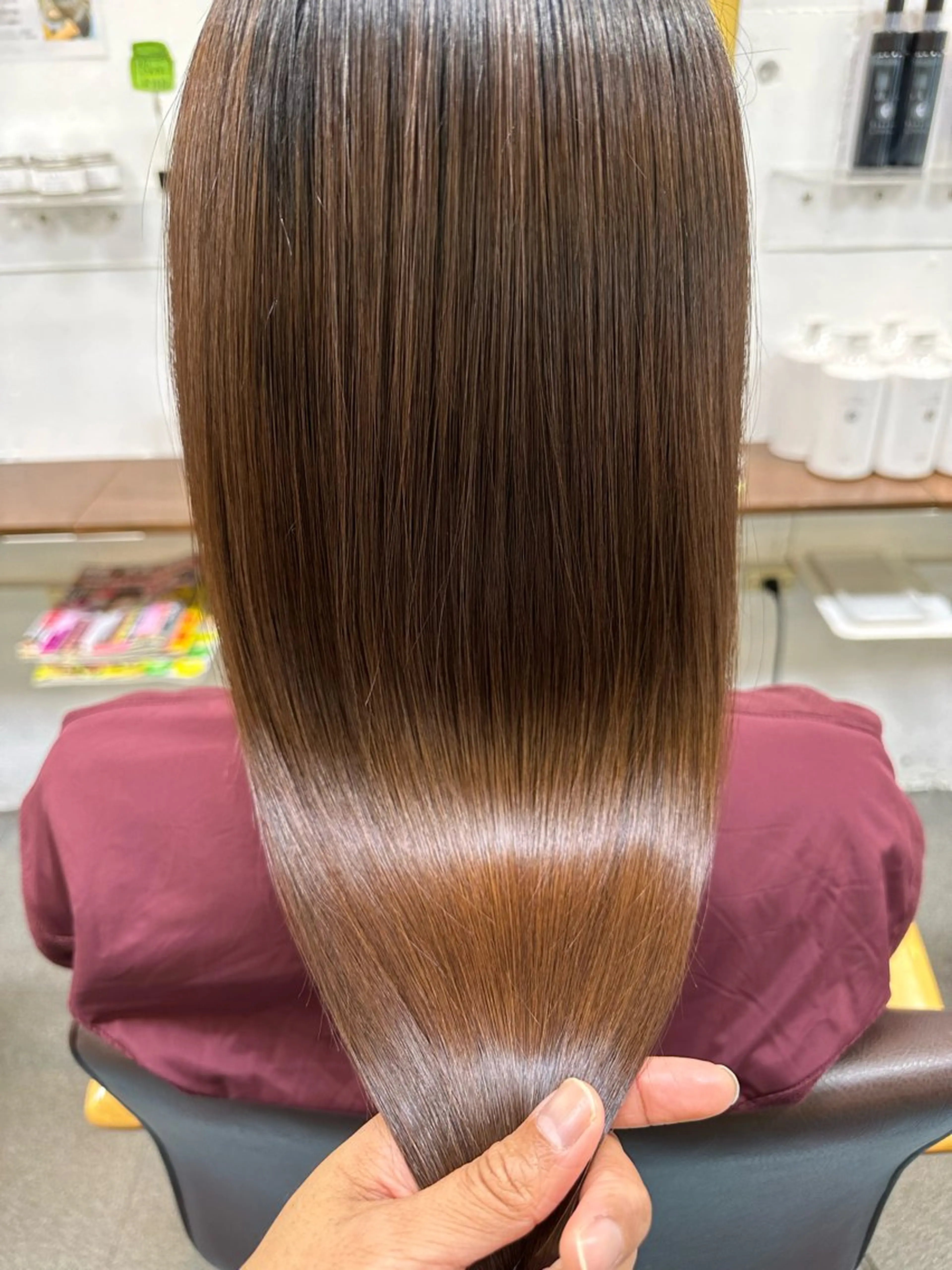 ロング 髪質改善 カット ヘアカラー トリートメント 【髪質改善】に特化 オリーブオイルクラブのヘアスタイル