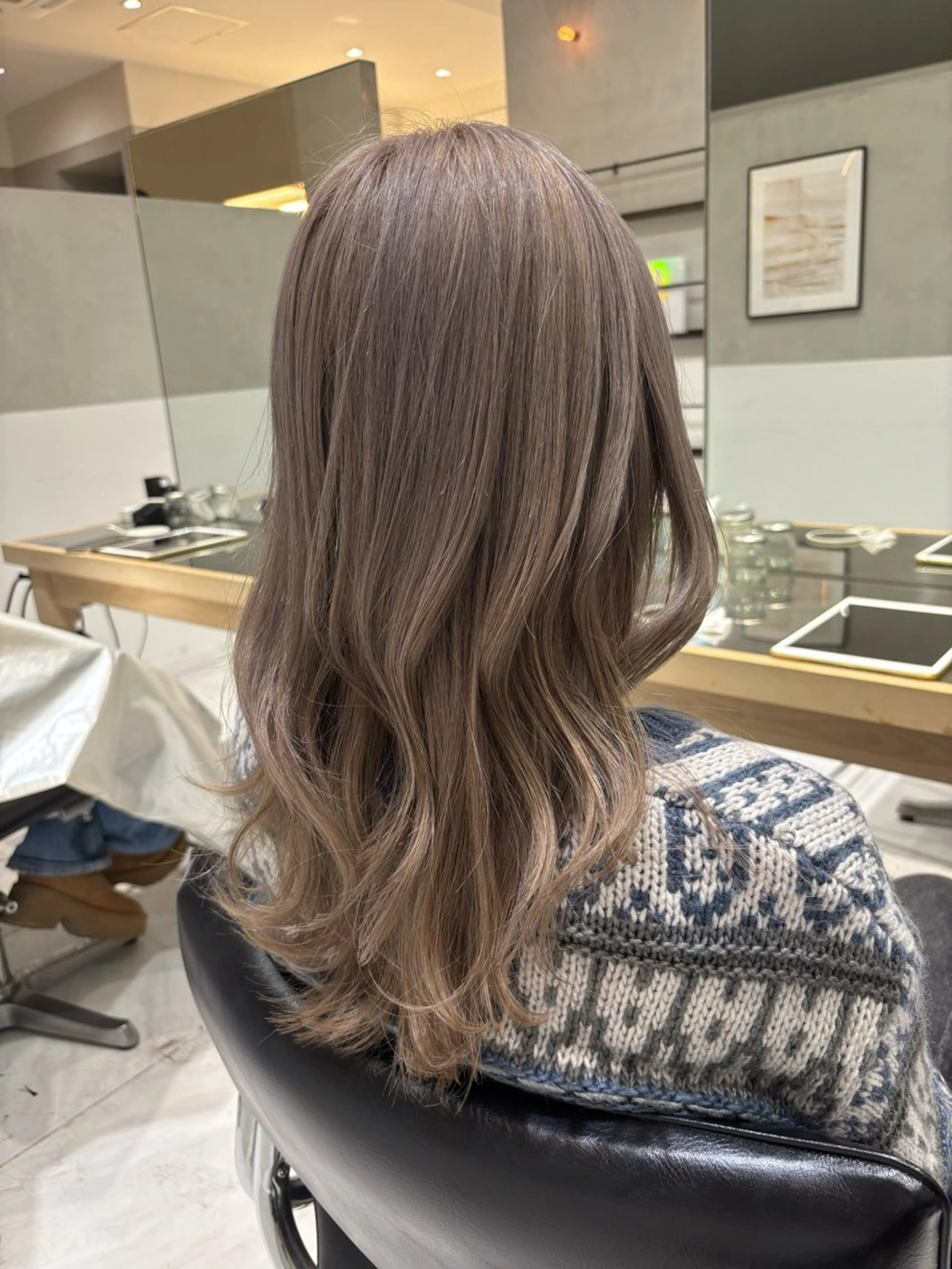 ロング カット ヘアカラー トリートメント ヘッドスパ ヘアセット 透明感 カラー✨有坂映哉のヘアスタイル