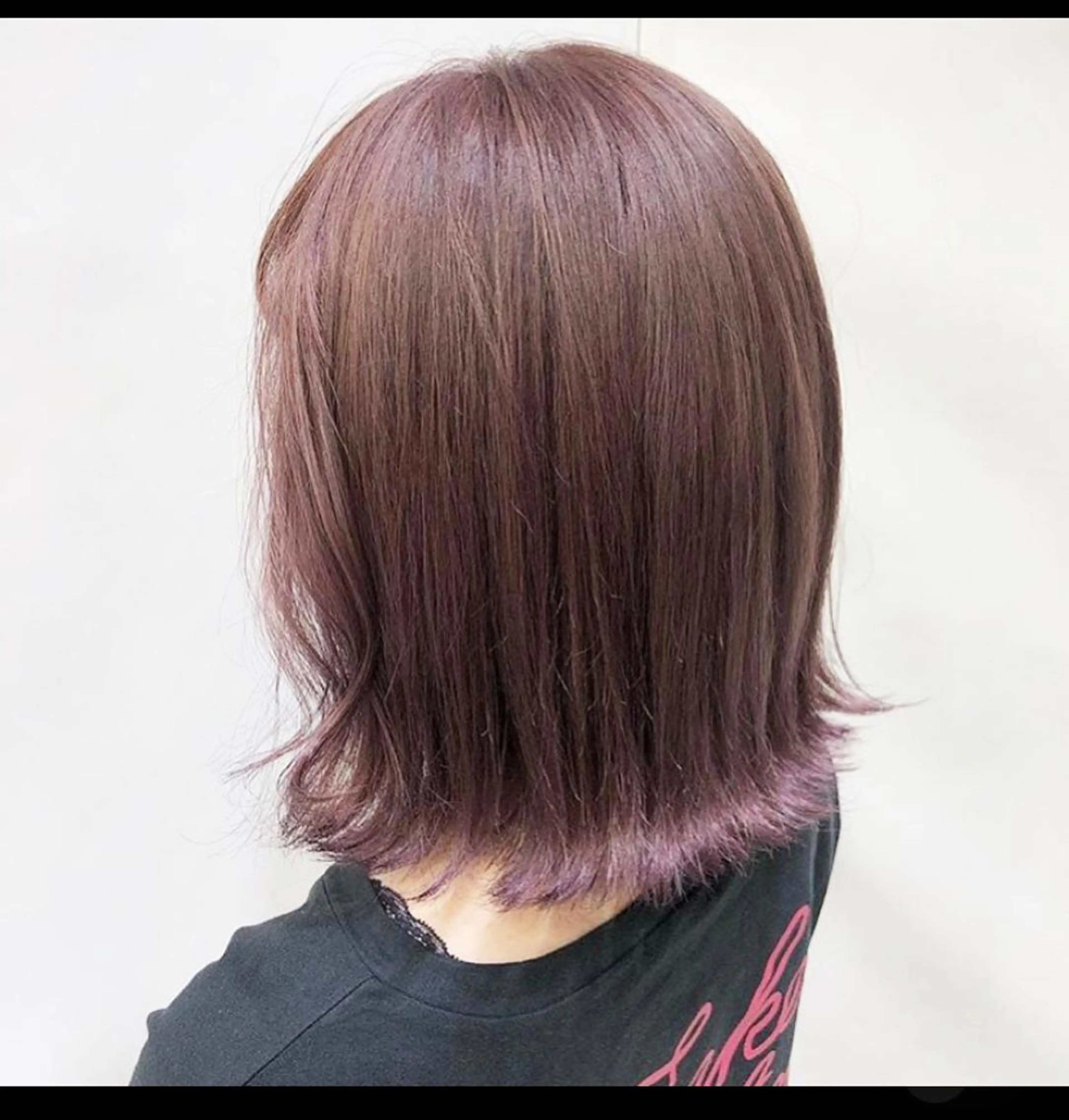 セミロング カラー ヘアアレンジ バレイヤージュ ベージュカラー ブロンド ボルドーカラー ダブルカラー 🌻Insta指名 NO.1🌻Shoのヘアスタイル