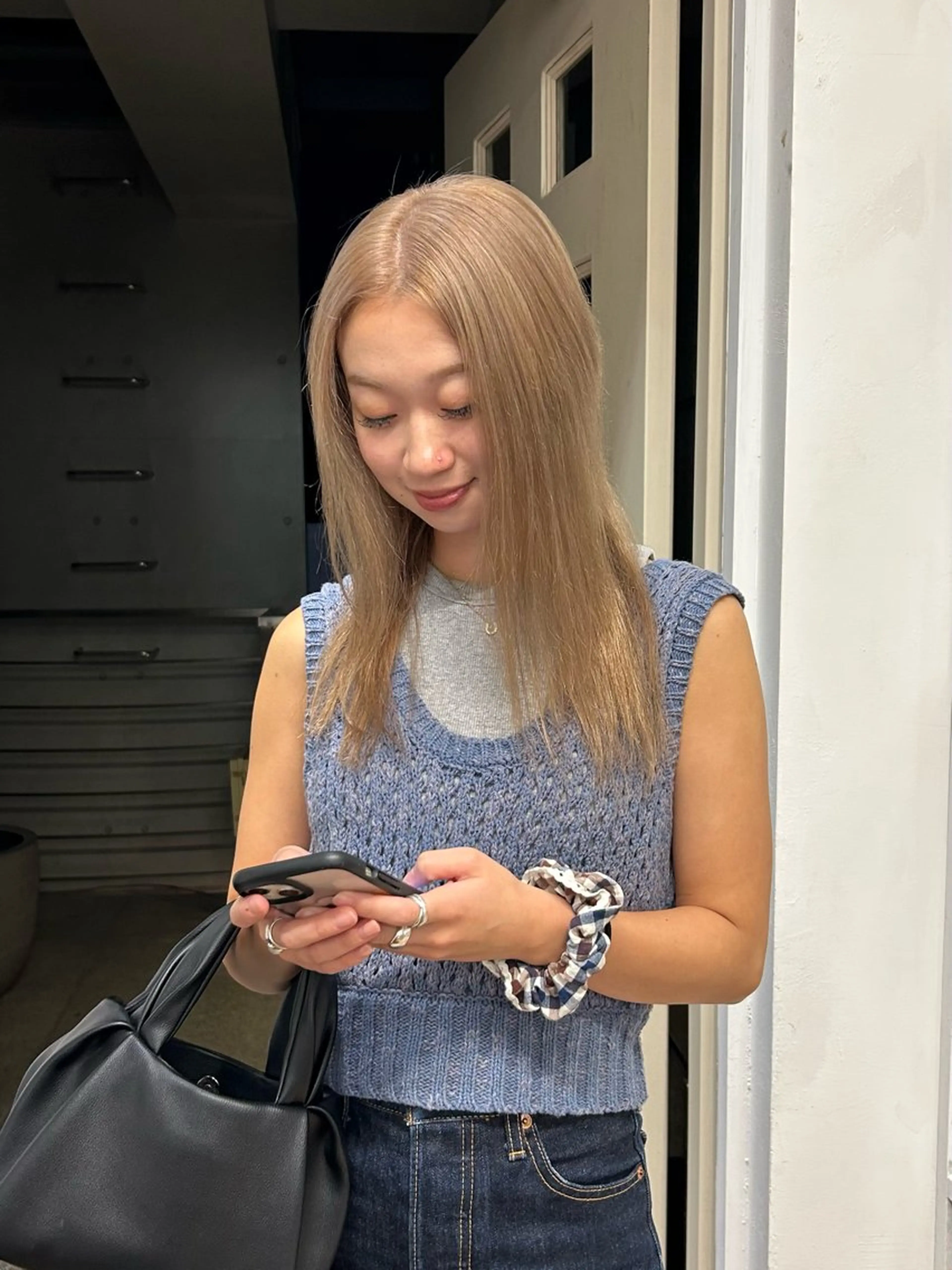 カラー ヘアカラー トリートメント moeka 表参道のヘアスタイル