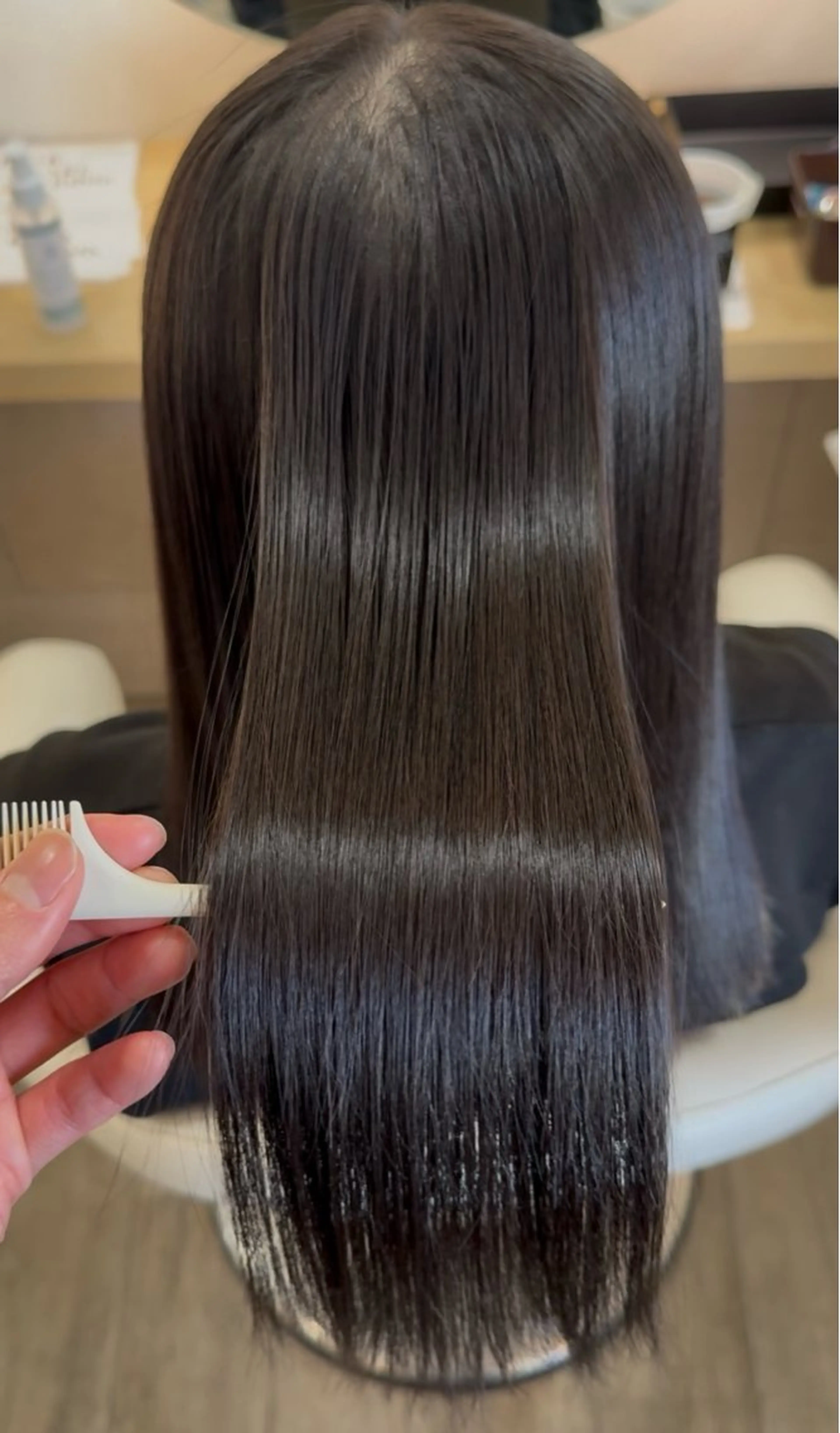 ロング パーマ 縮毛矯正 伊庭 勇輝のヘアスタイル