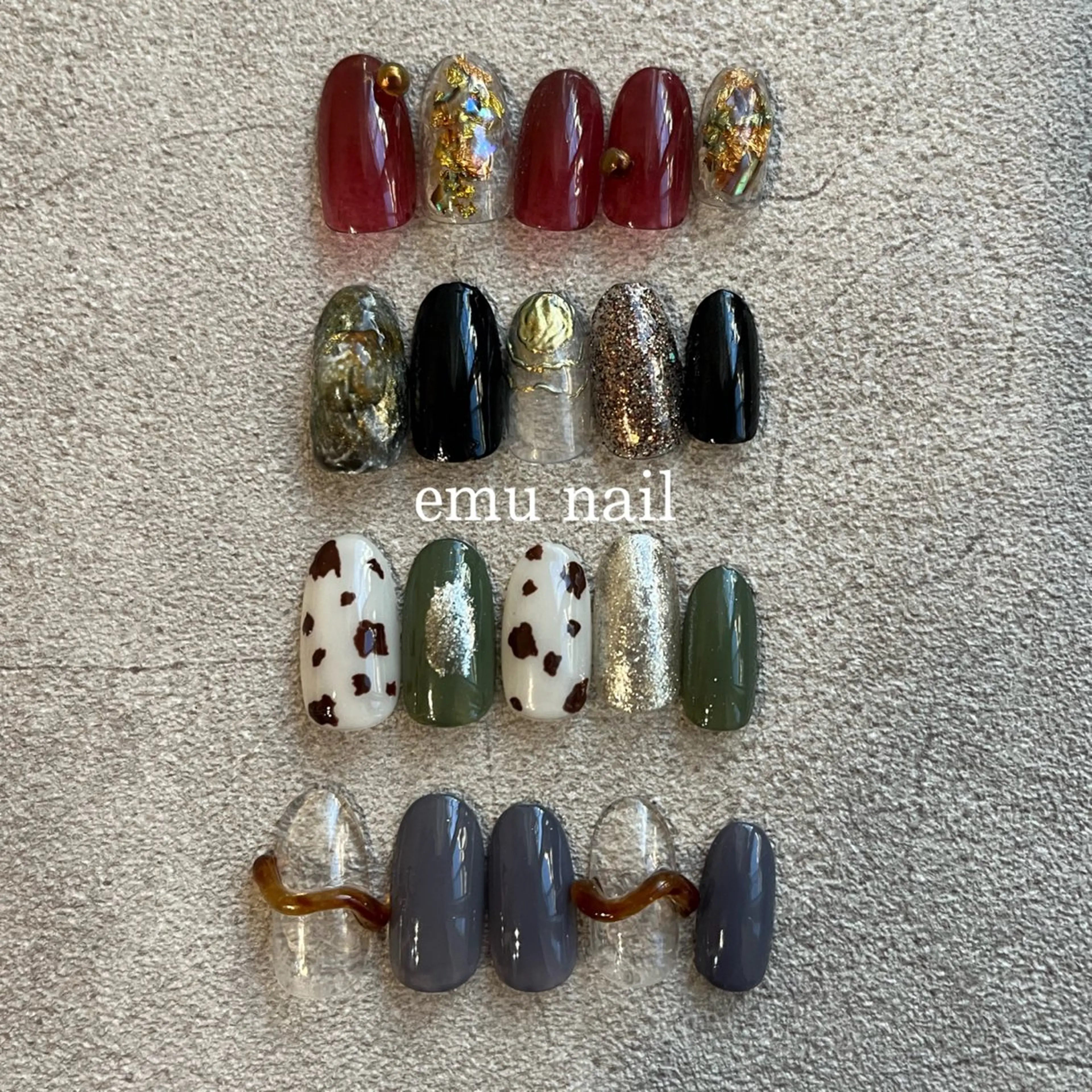 ネイル emu nail yuのネイルデザイン
