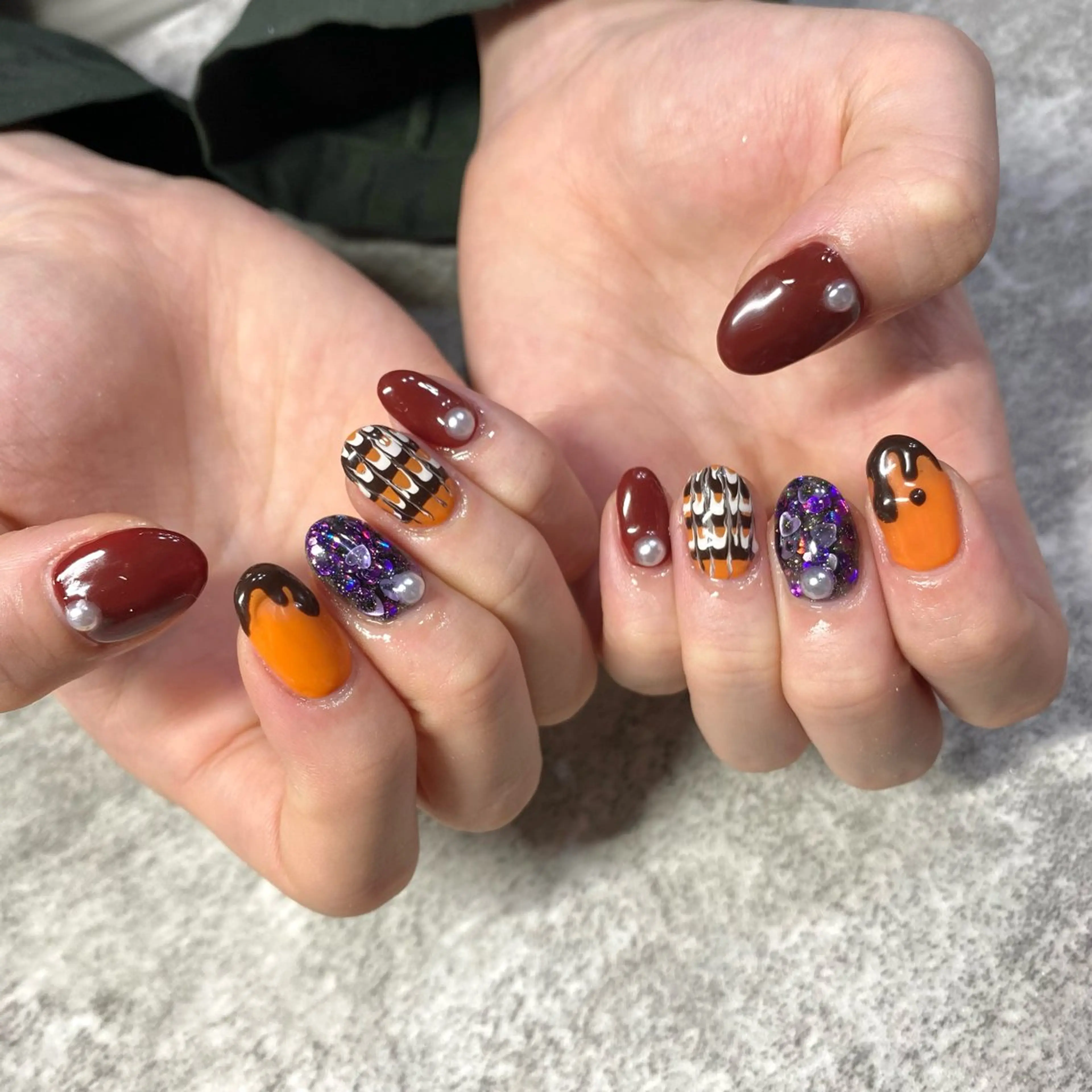 ネイル ハロウィン ハンドネイル ★Rinail... .のネイルデザイン