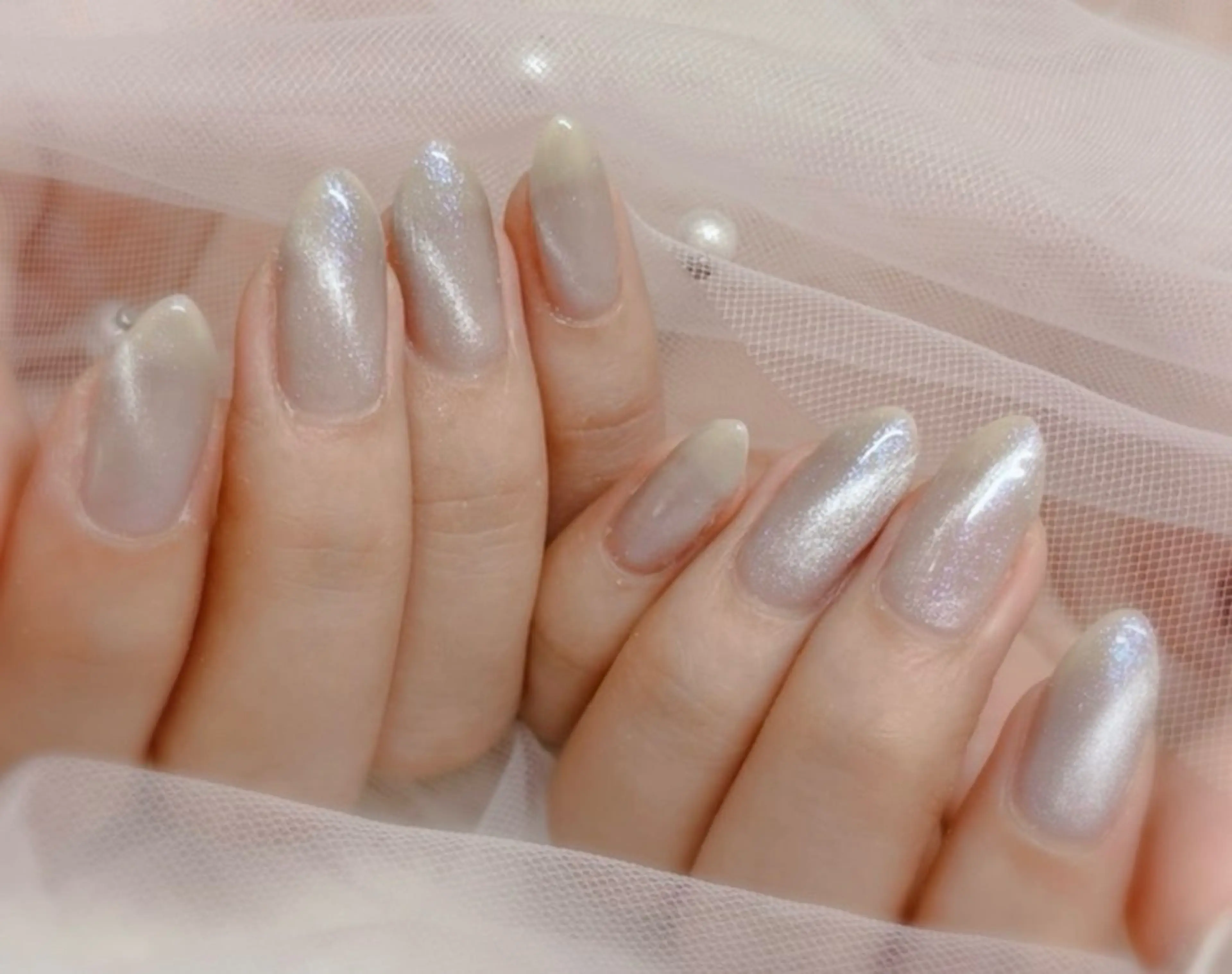 ネイル ブルー マグネットネイル ハンドネイル Nail Salon RiLion所属・kaho  🧸🎀 RiLionのネイルデザイン