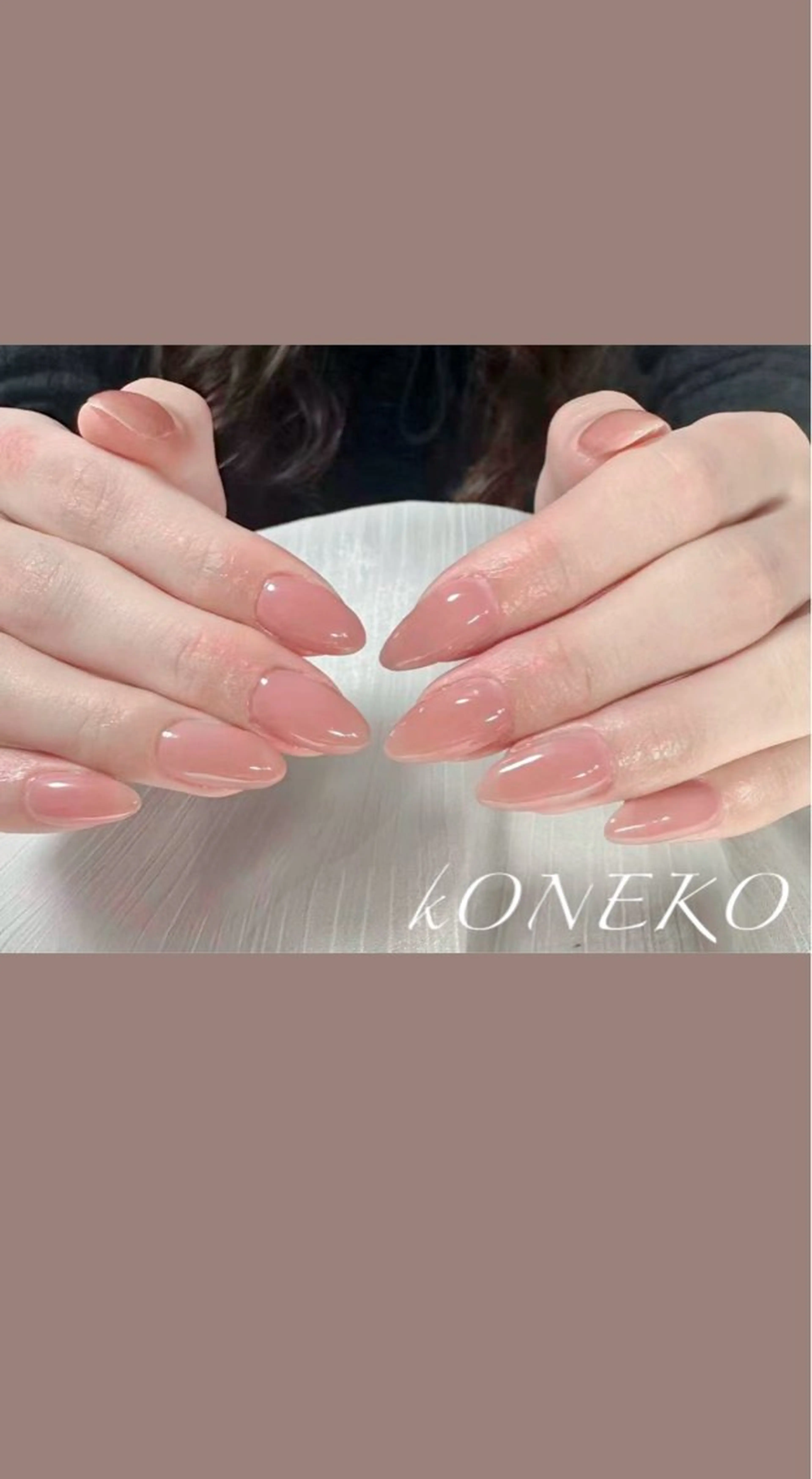 ネイル ハンドネイル コネコネイルサロン モデル用のネイルデザイン