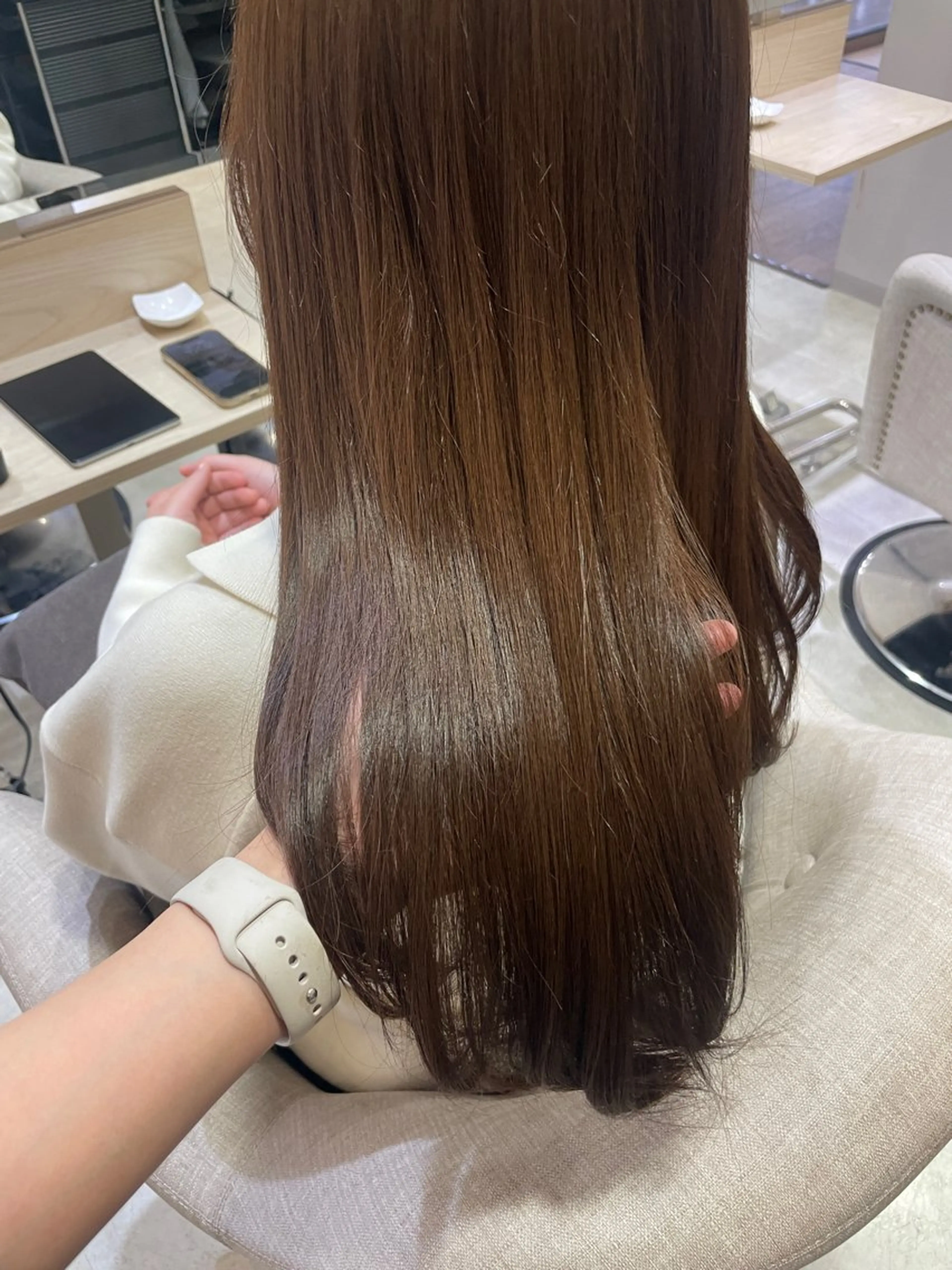 ロング カラー カット ヘアカラー HARUKA韓国ヘア /Luana梅田のヘアスタイル