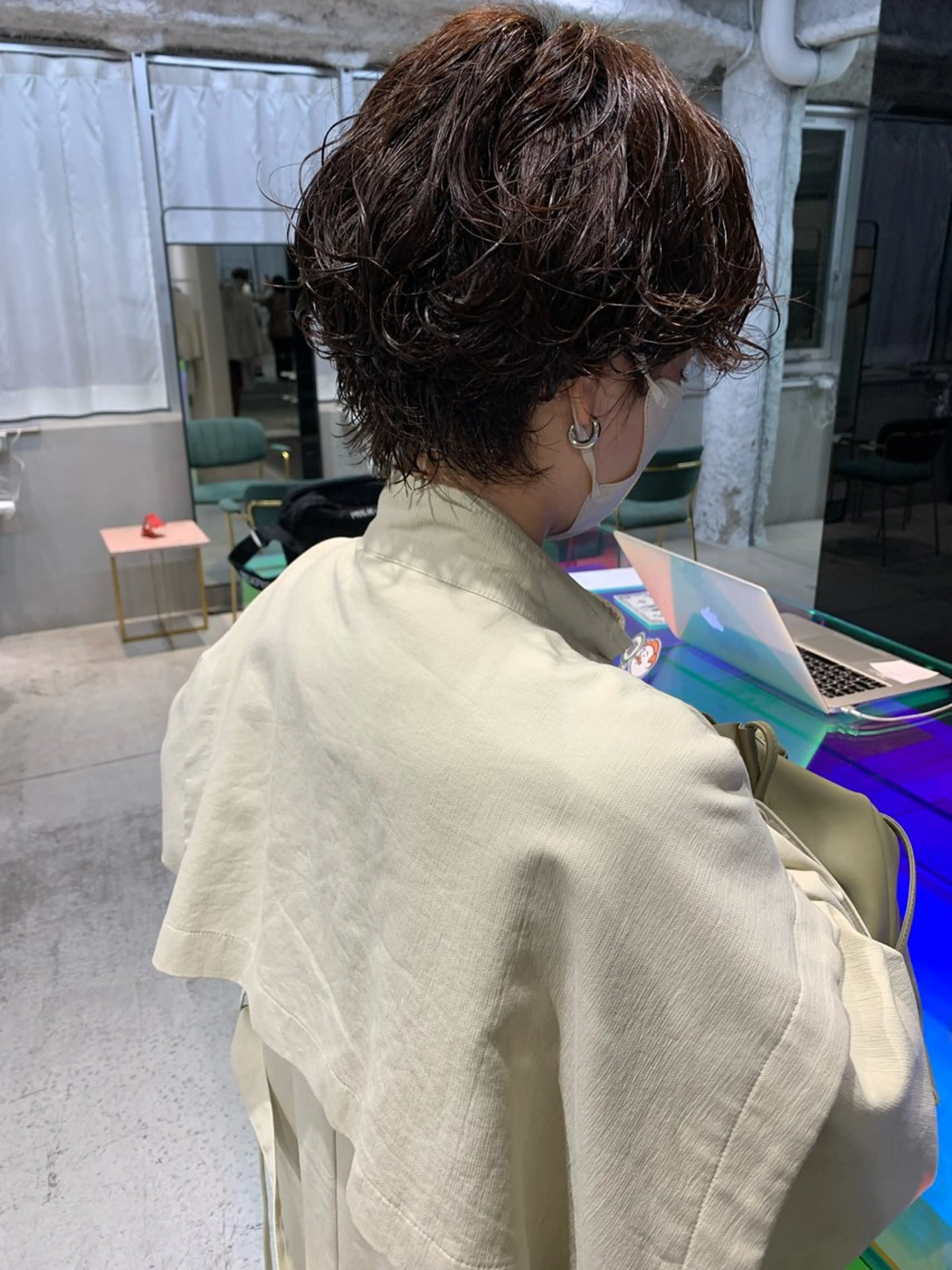 ショート パーマ ショートヘア 宇佐美佳／美髪 ストレート/縮毛矯正のヘアスタイル