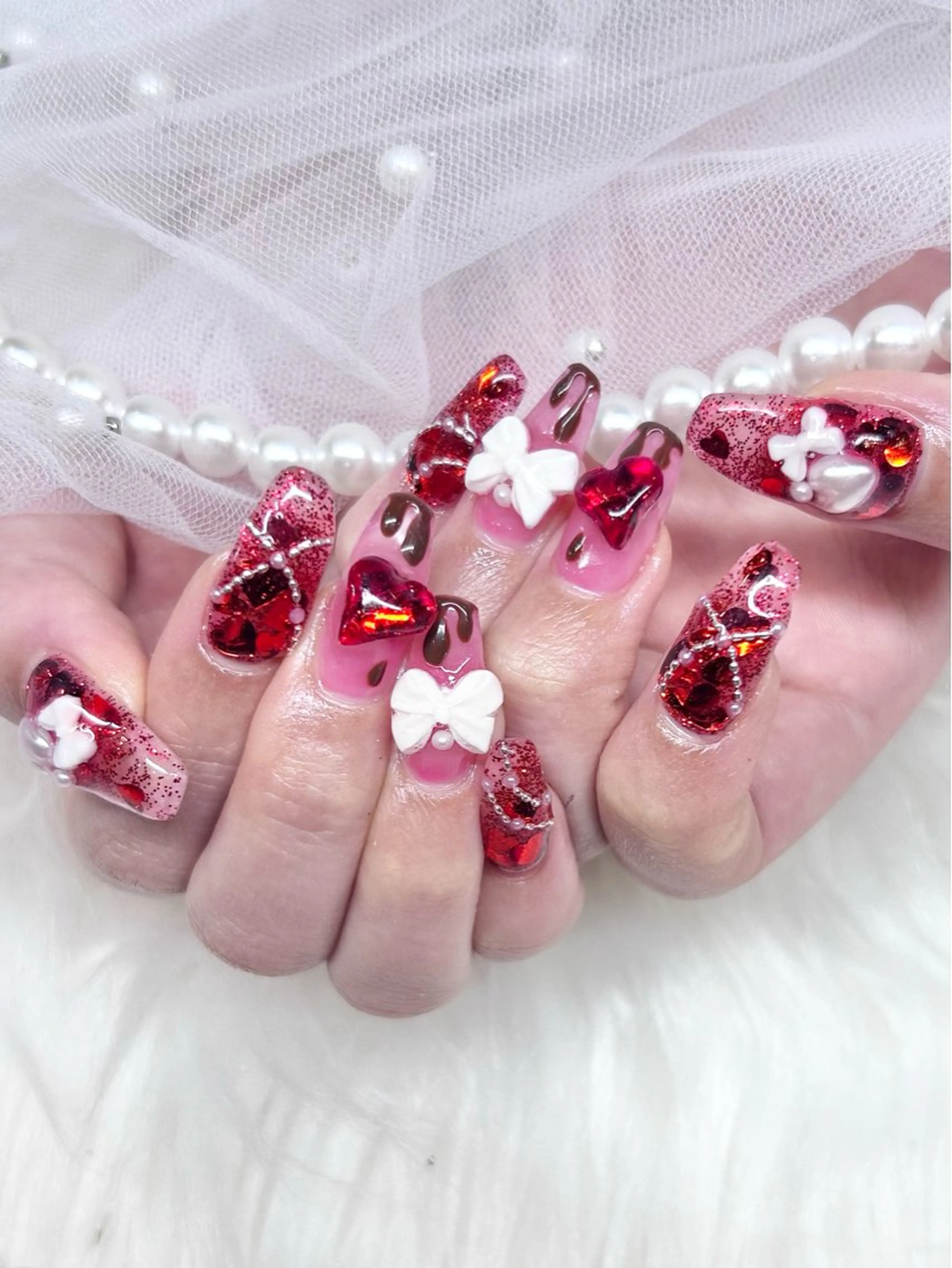 ネイル ハンドネイル Lumo所属・めろち ちゃんのネイルデザイン