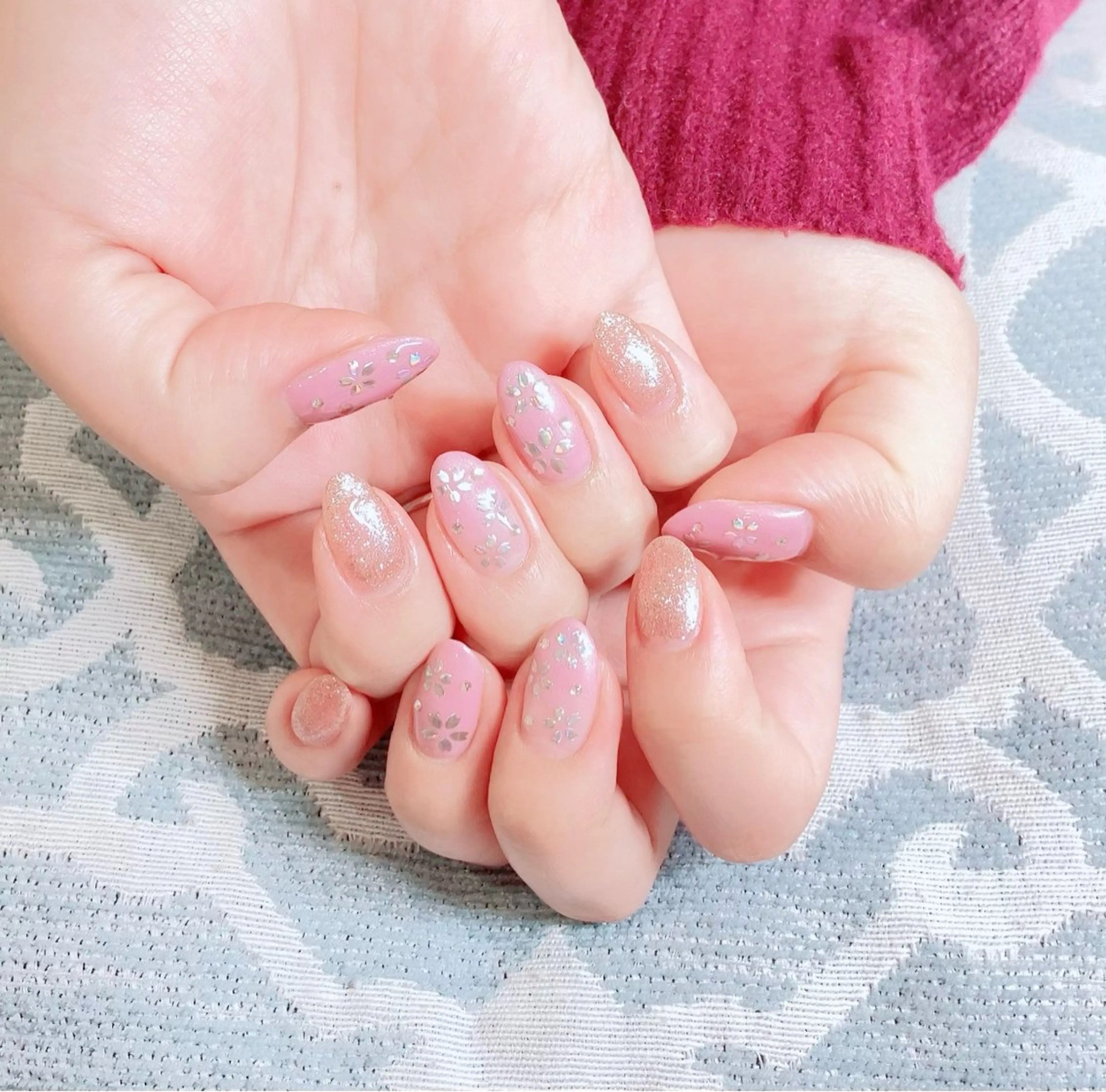 ネイル 🍒当日もOK🍒 𝑳𝑼𝑵𝑨花井のネイルデザイン