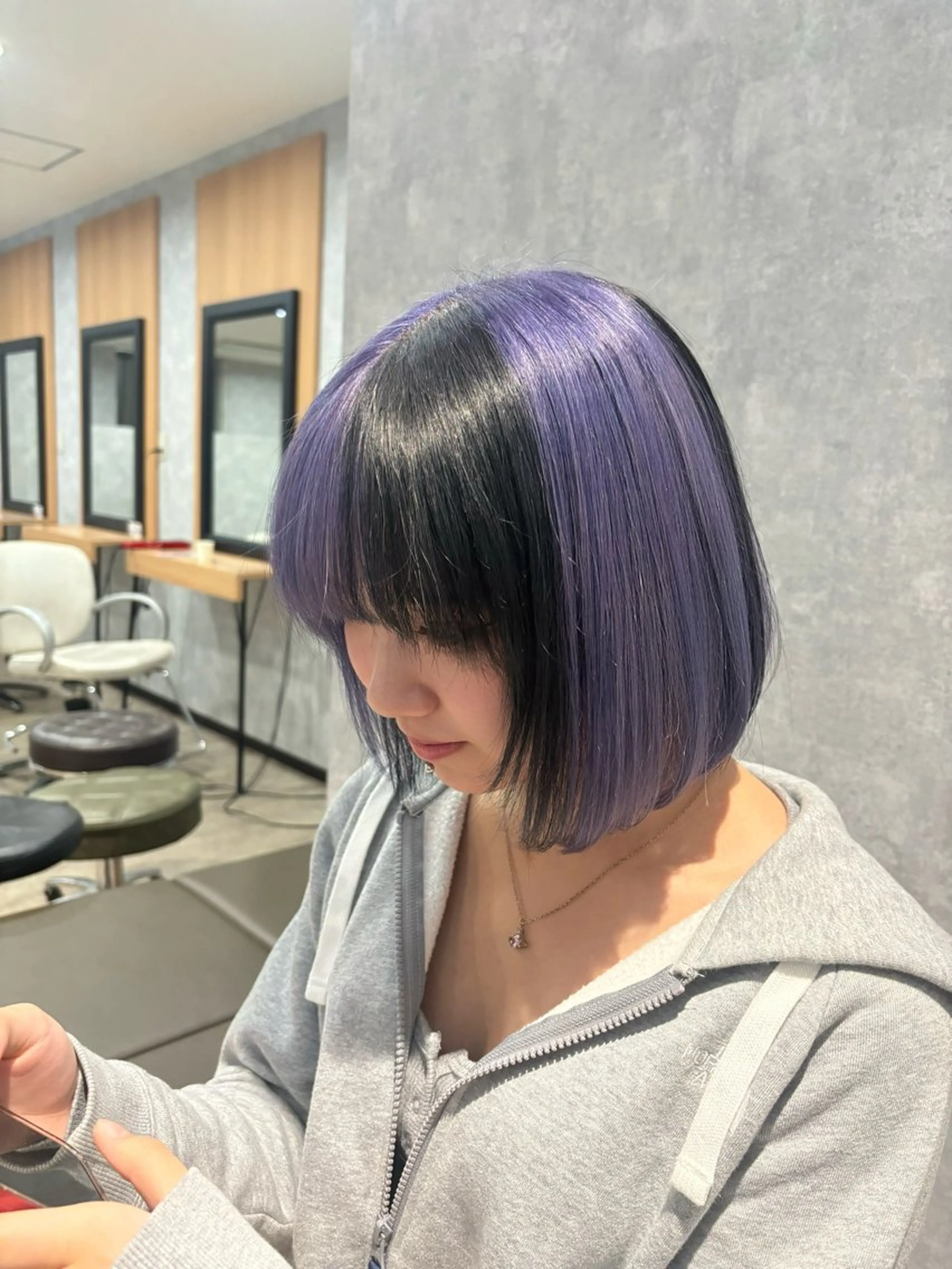 ショート カット ヘアカラー トリートメント 🌐NATSUMI 🌐【寒色カラー】のヘアスタイル