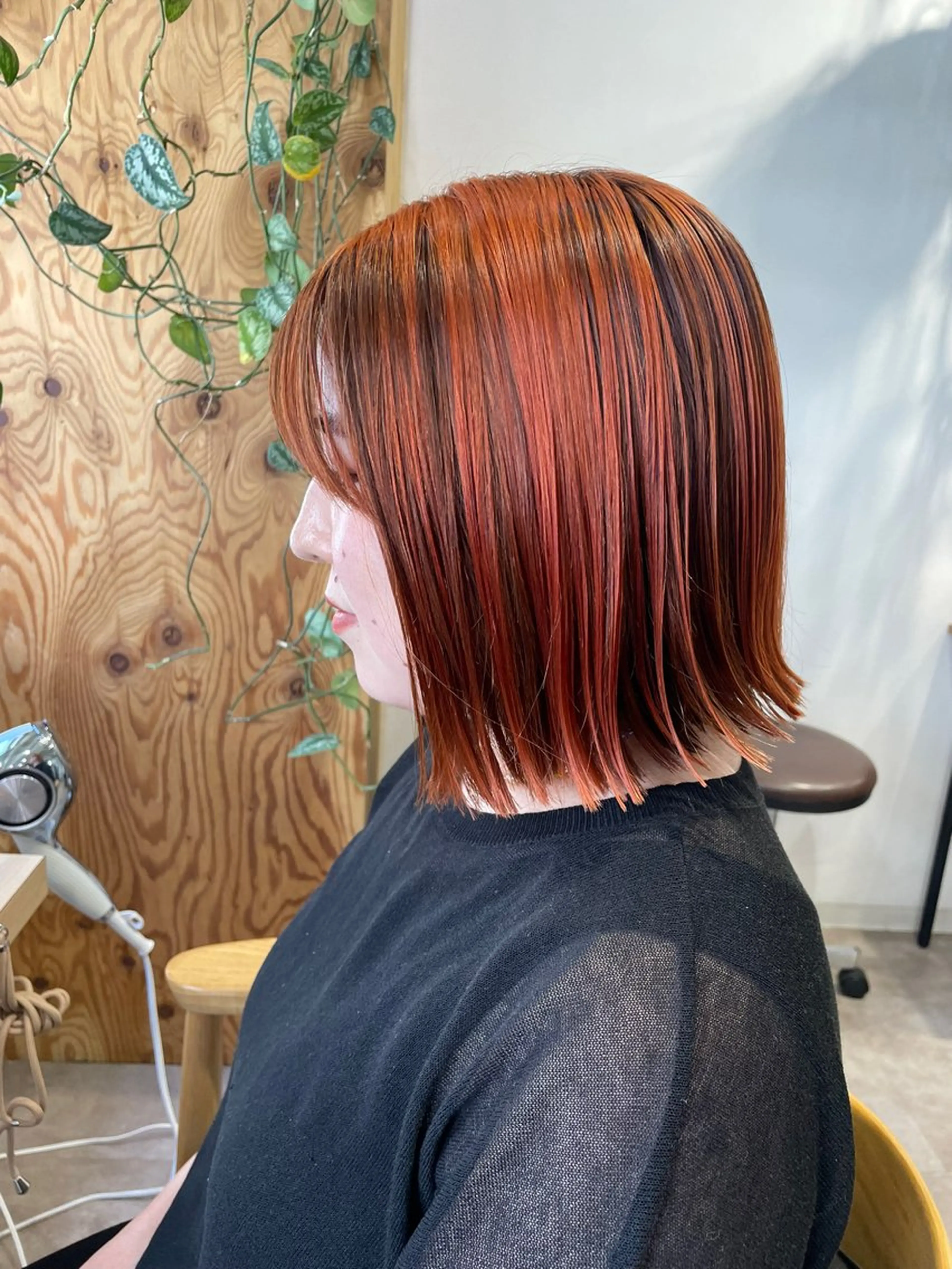 ミディアム ボブ ヘアカラー AMANE🌼 ハヤシサオリのヘアスタイル