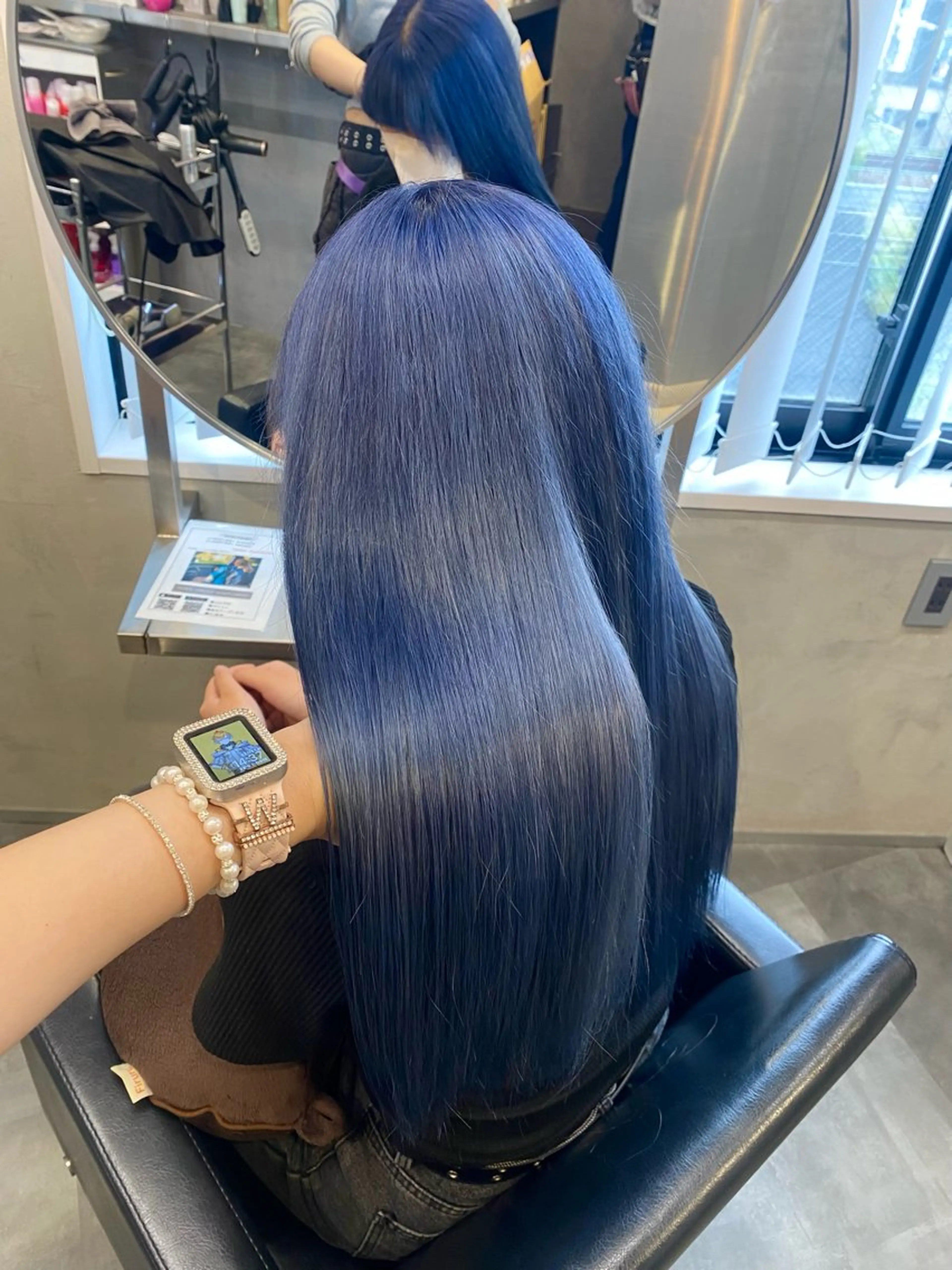 【ハイトーン】ブリーチ（１回）+カラー（１回）+𝐀𝐮𝐣𝐮𝐚髪質改善トリートメント🫧🌟の写真