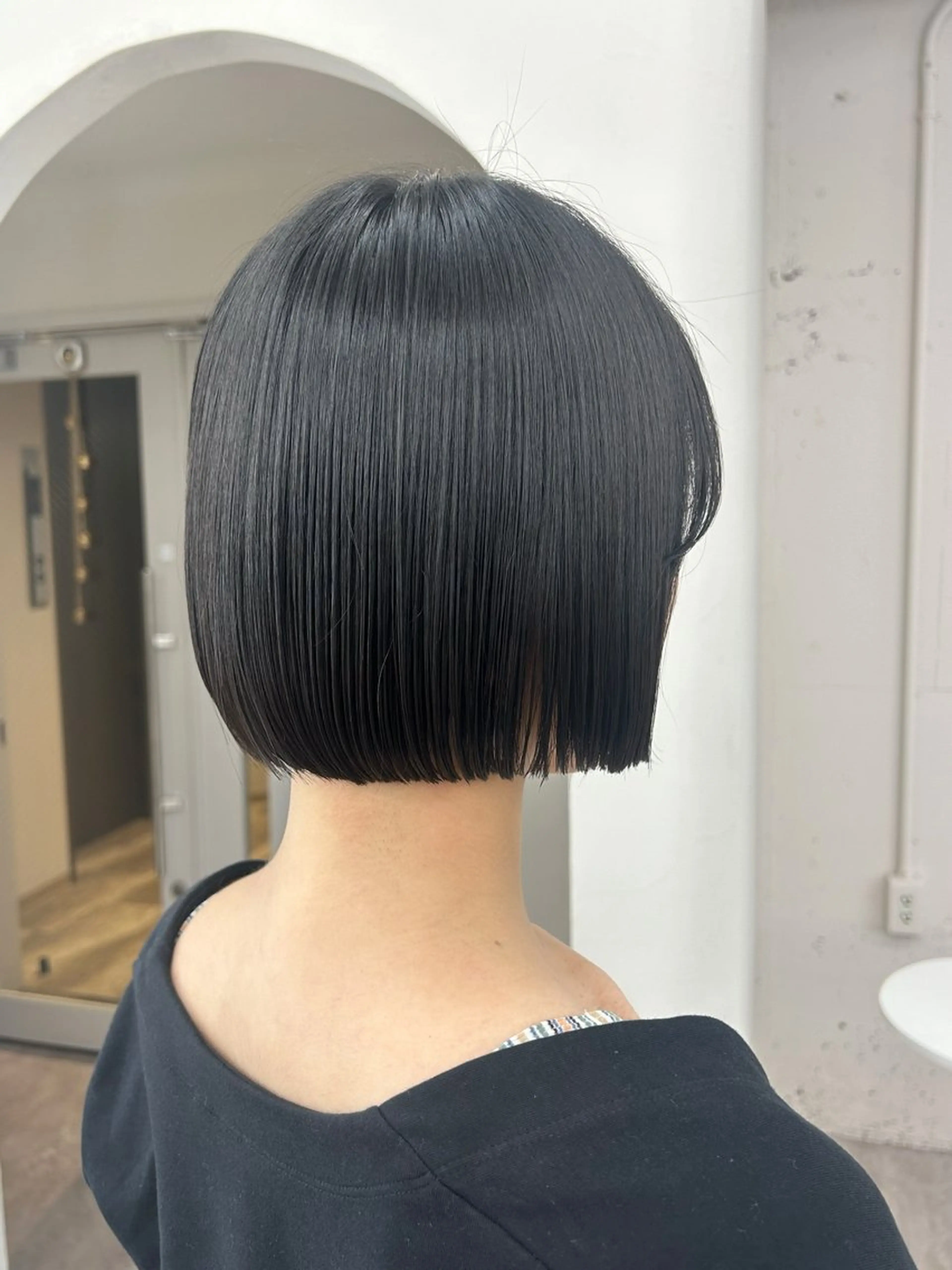 ミディアム ボブ arte MAYU カットモデル募集のヘアスタイル