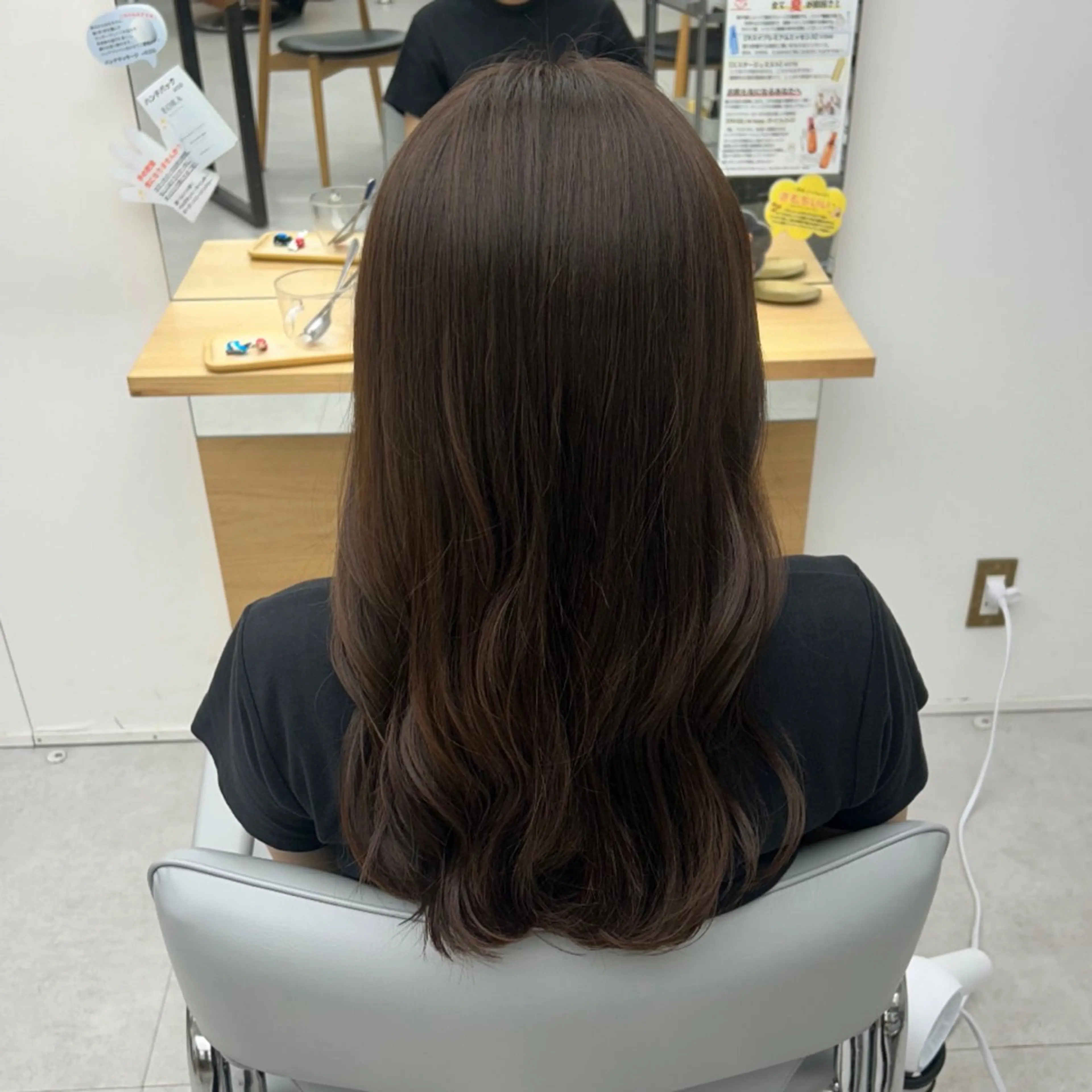 ロング カラー カット ヘアカラー トリートメント [透明感カラ ー🥣💕]高木愛理のヘアスタイル