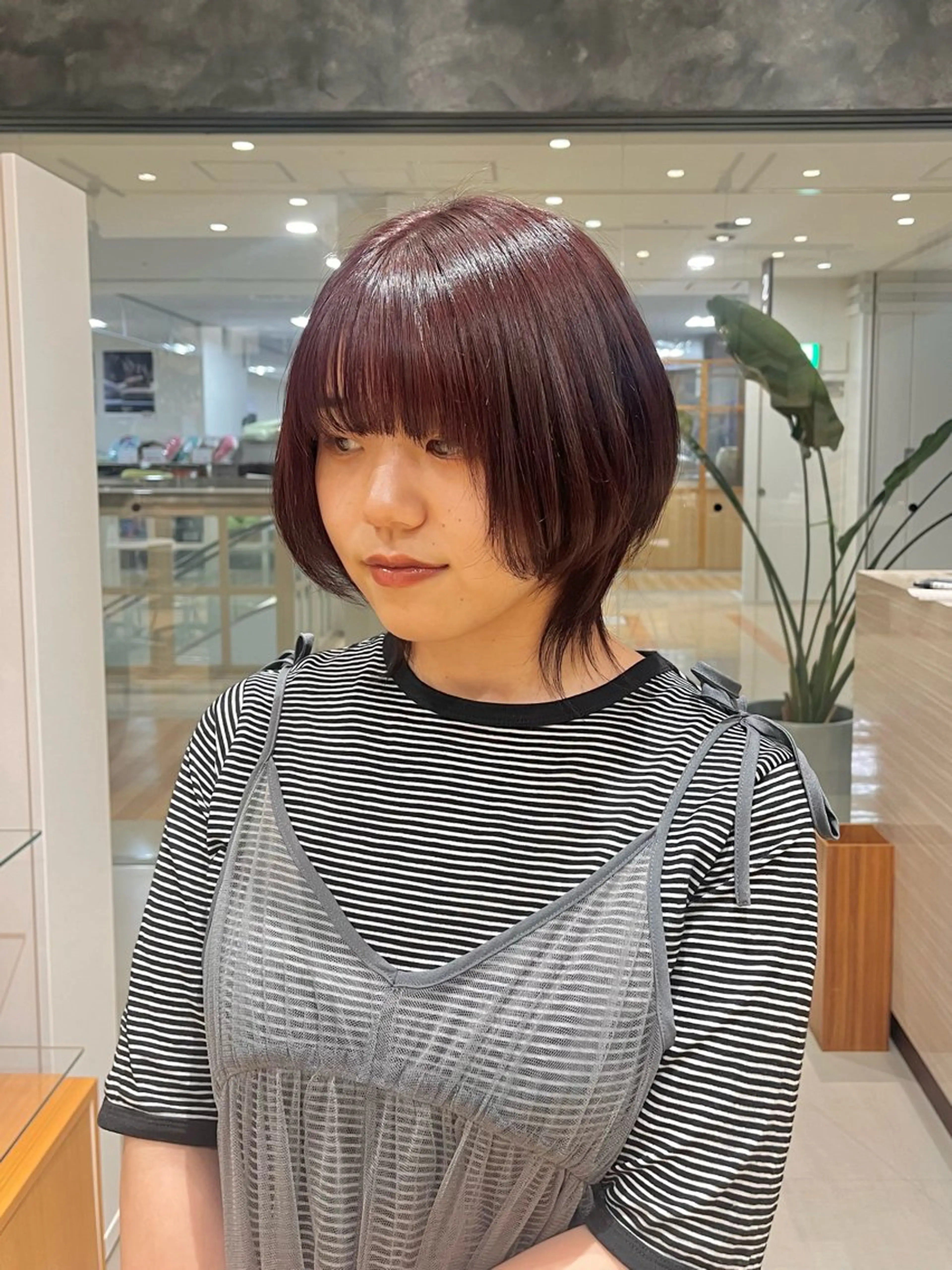 ショート カラー ブラウンカラー レッドカラー レッドブラウン ウルフカット 🫧艶髪、暖色カラー 🫧Harukaのヘアスタイル