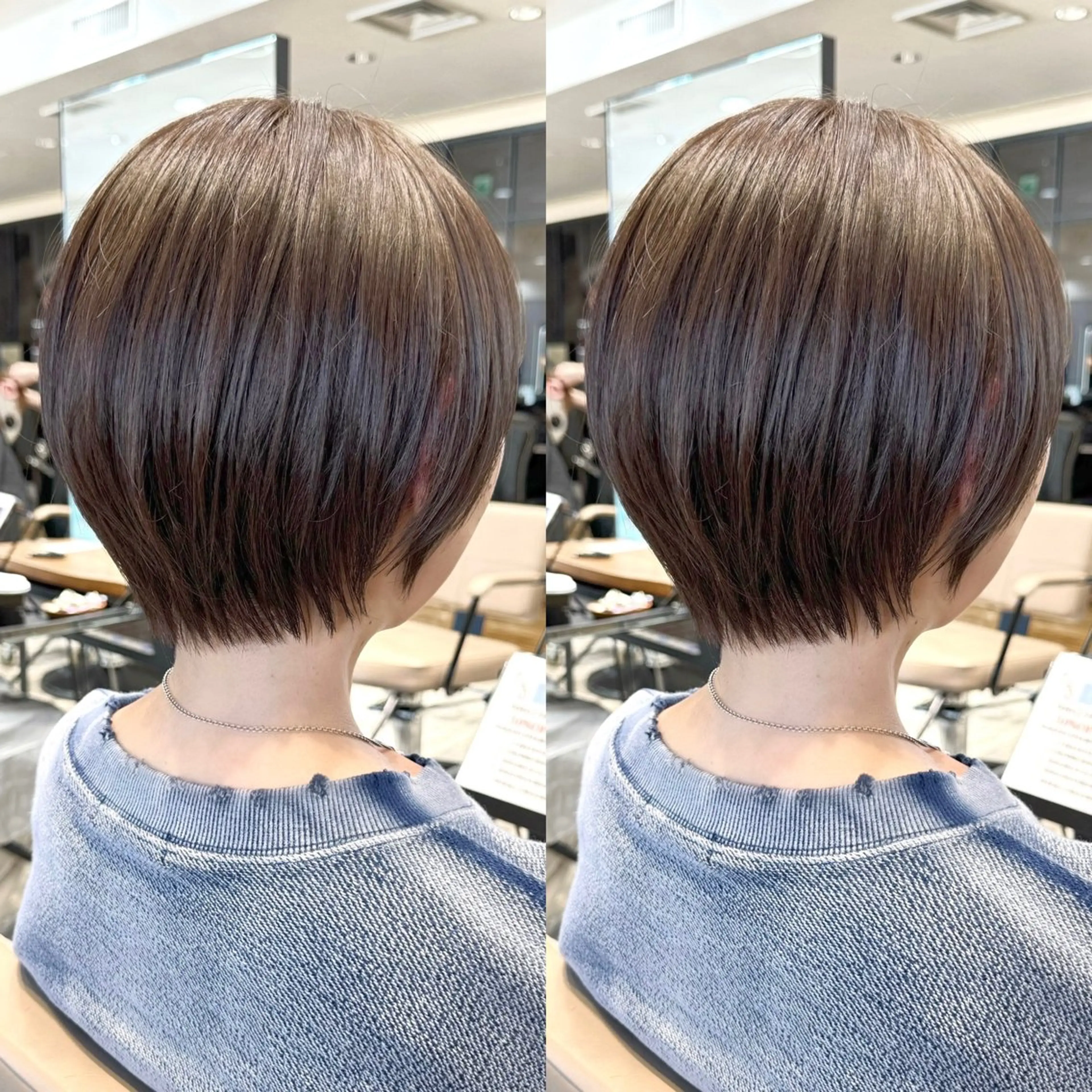 ショート カラー カット ヘアカラー トリートメント 💍新宿ショート 💍岩田莉奈のヘアスタイル