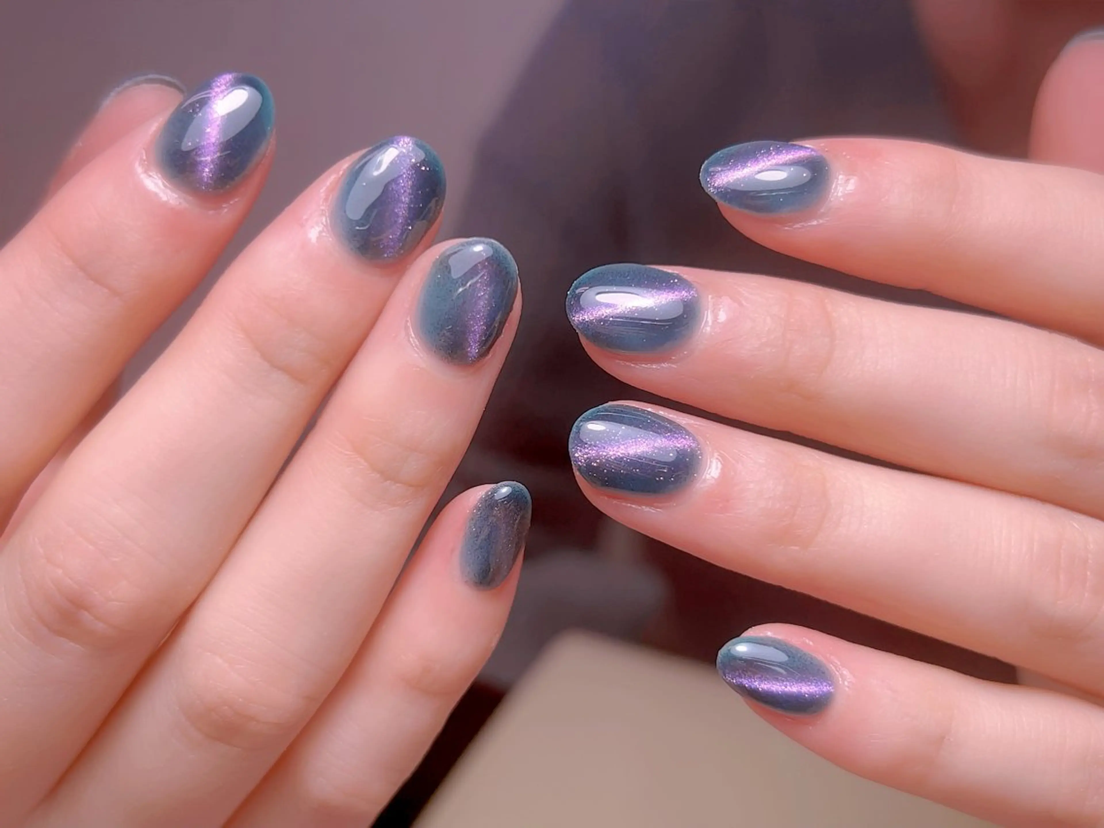 ネイル マグネットネイル ハンドネイル 【長さ出し】 IRIS NAILのネイルデザイン