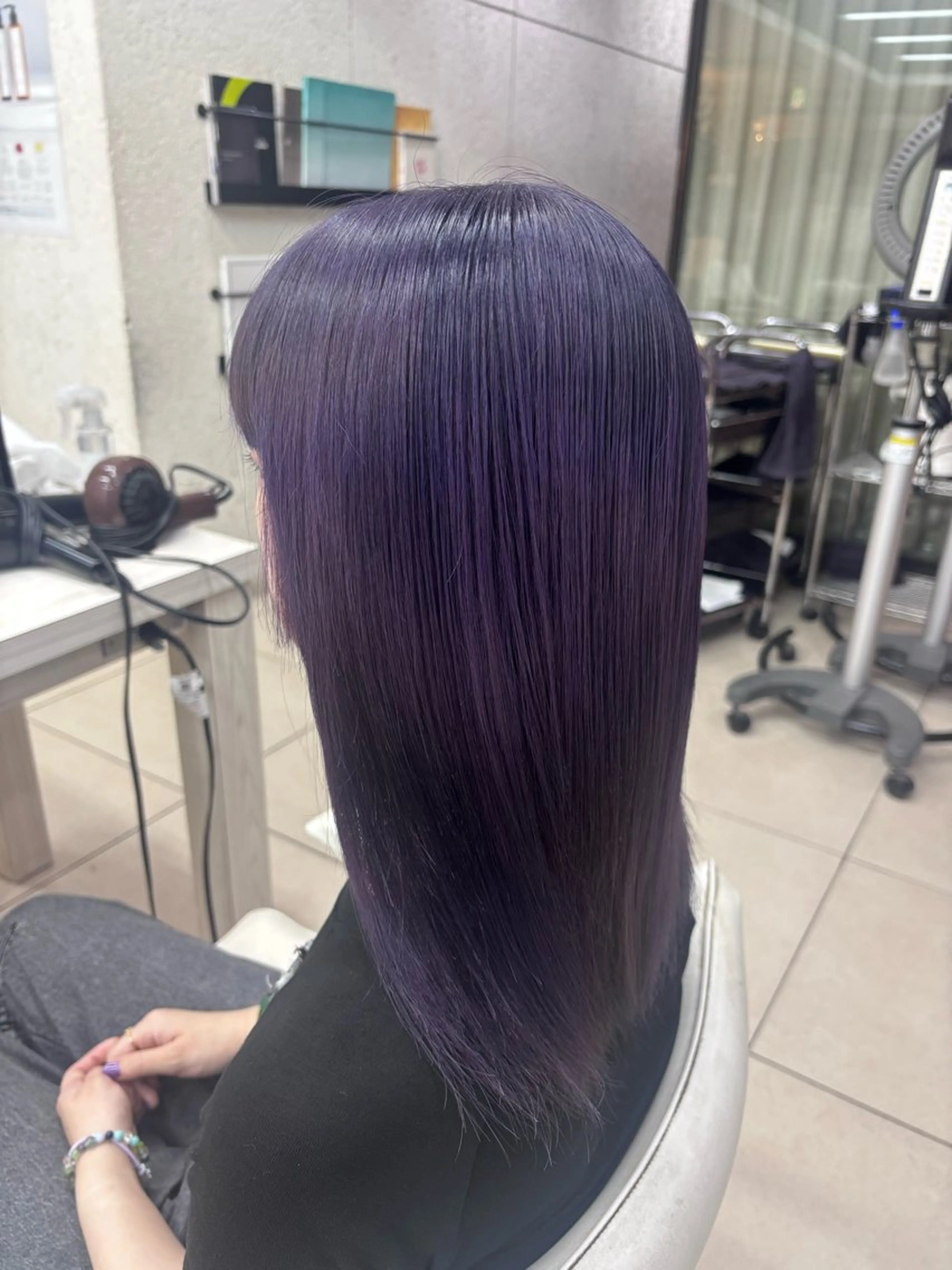 ロング カラー ヘアカラー 💜モデル大募集💜 松下のヘアスタイル