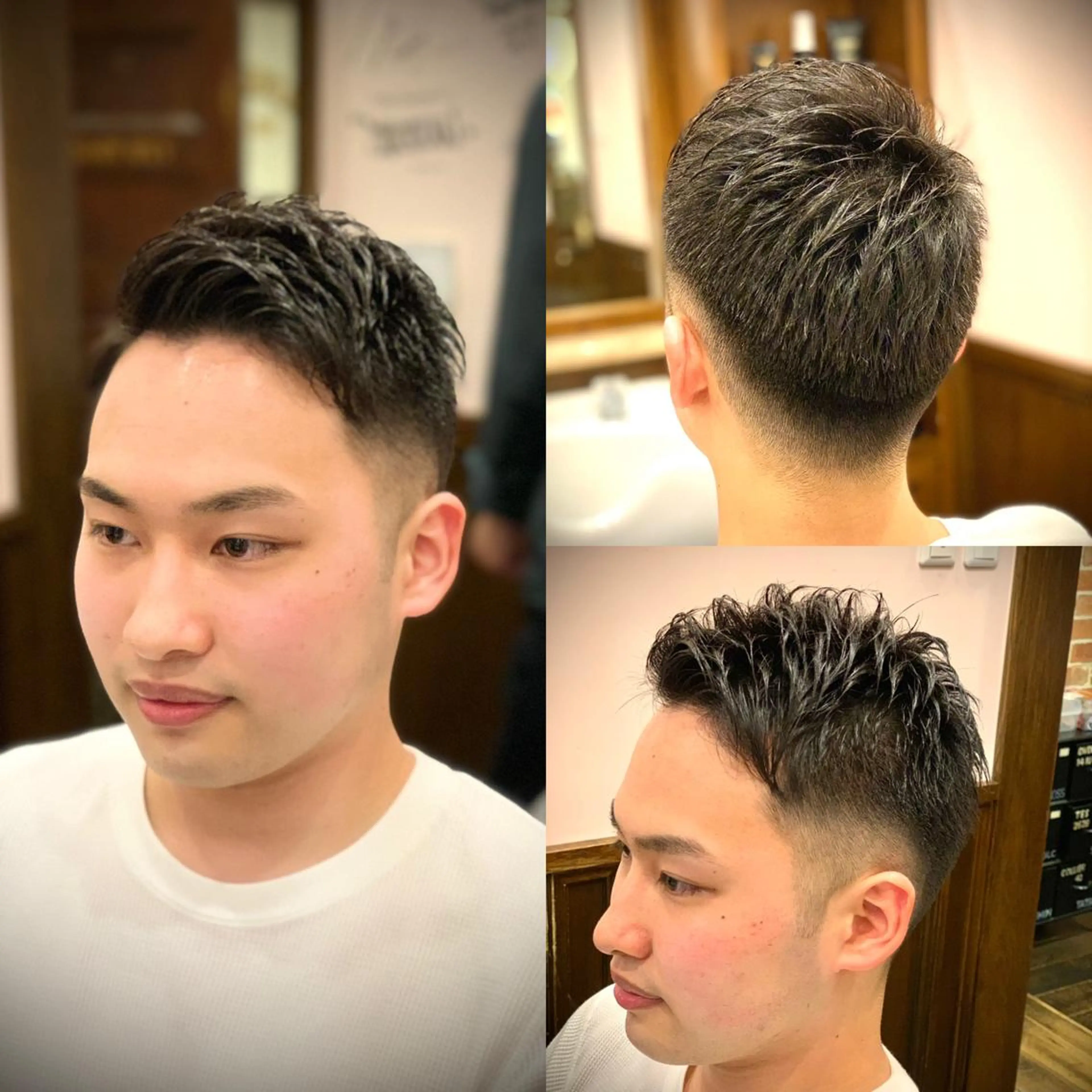 ショート HIRO銀座　バーバーショップ丸の内所属・ヒロ銀座 林のヘアスタイル