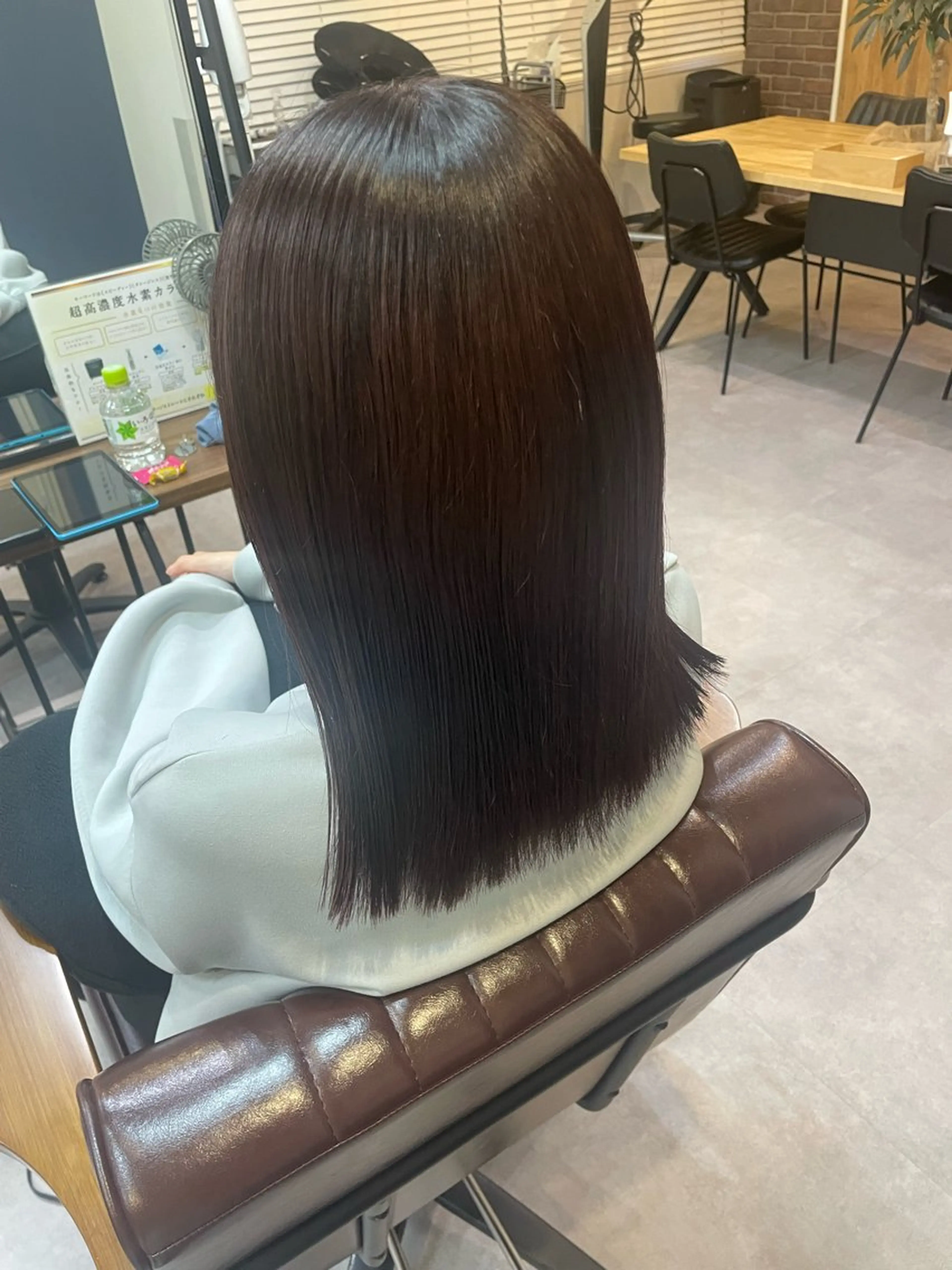 セミロング カット トリートメント 原 麻耶のヘアスタイル