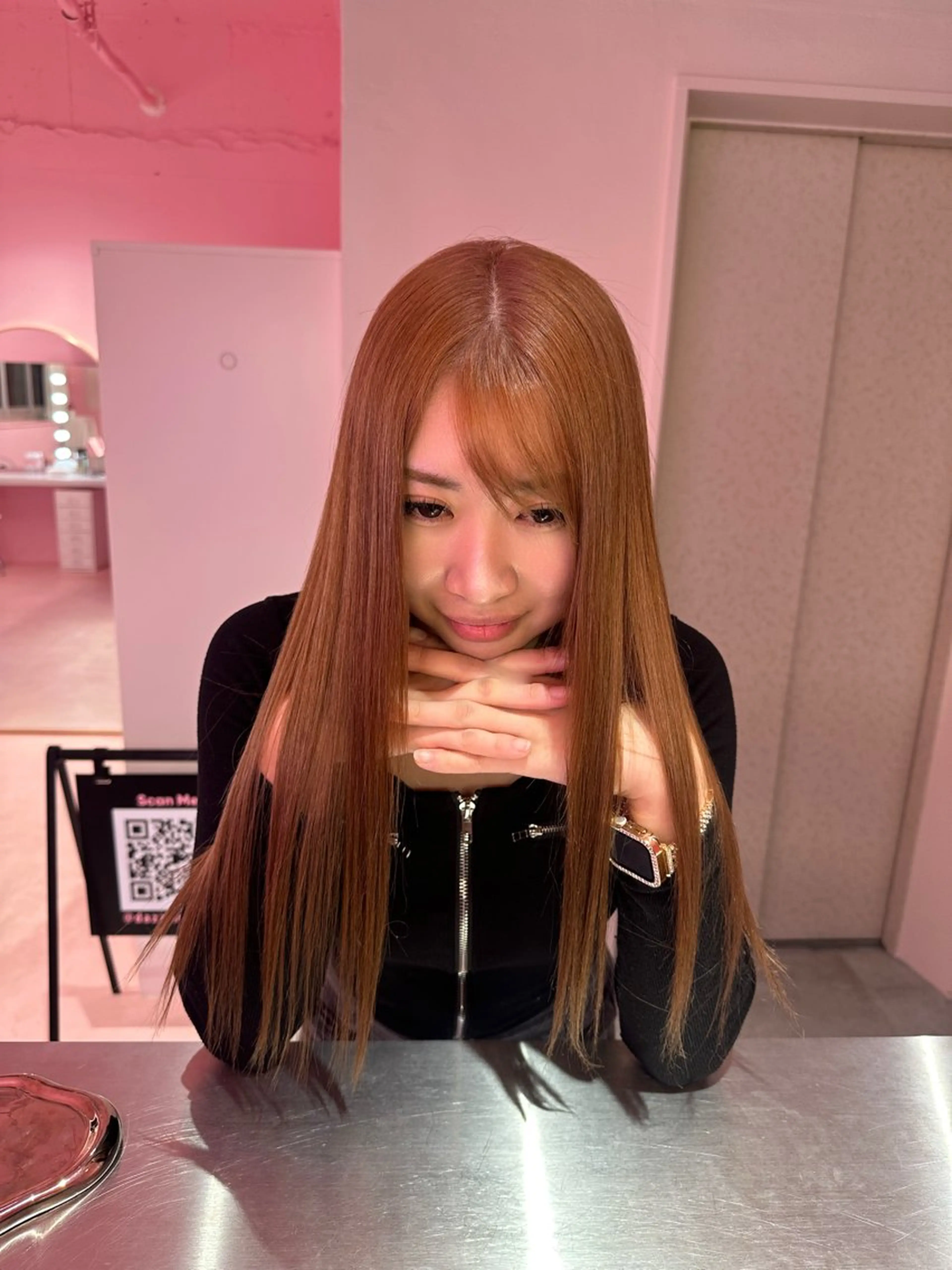 ロング ブリーチカラー 特化/MAHIROのヘアスタイル