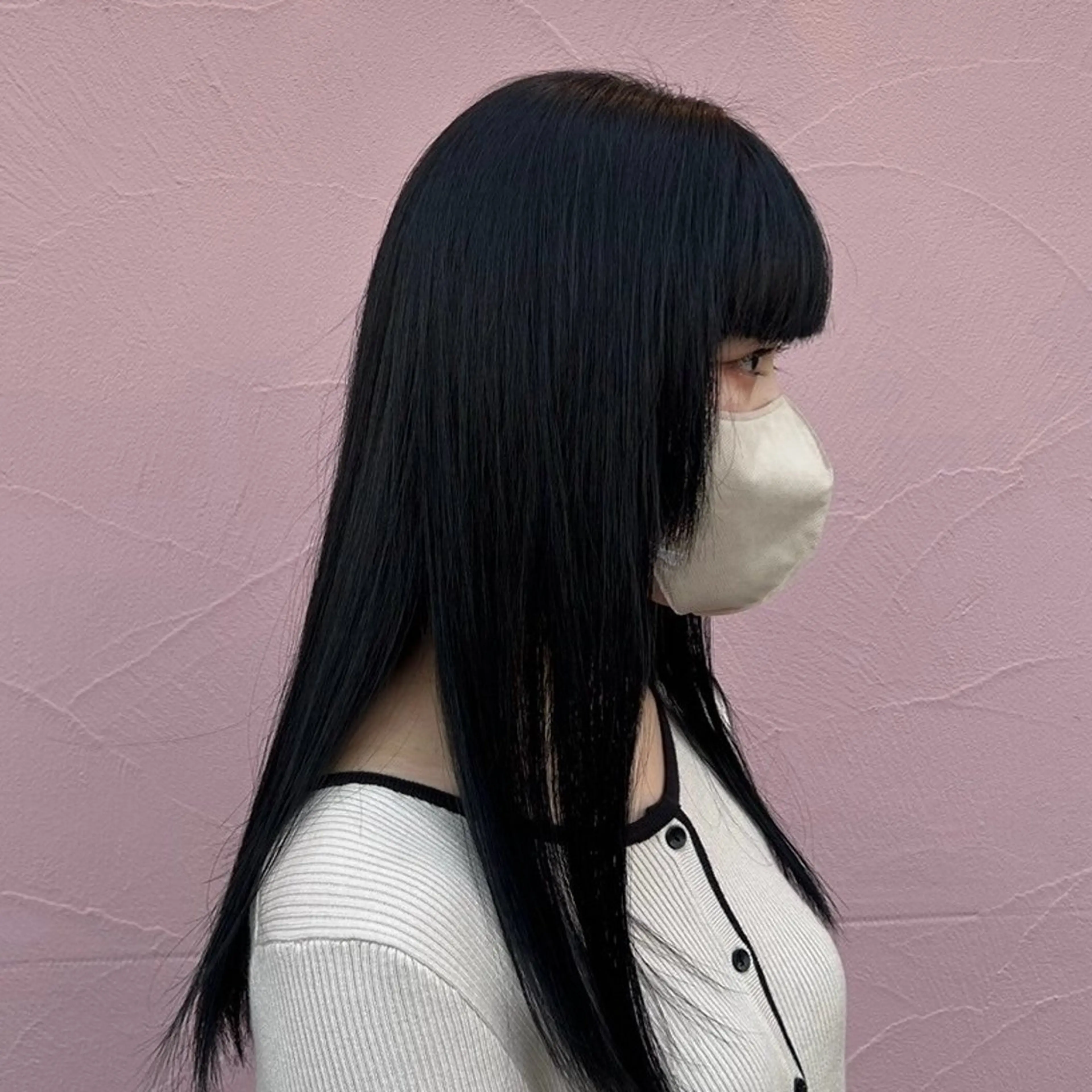 ロング 夏向/ハイトーン /パーマのヘアスタイル