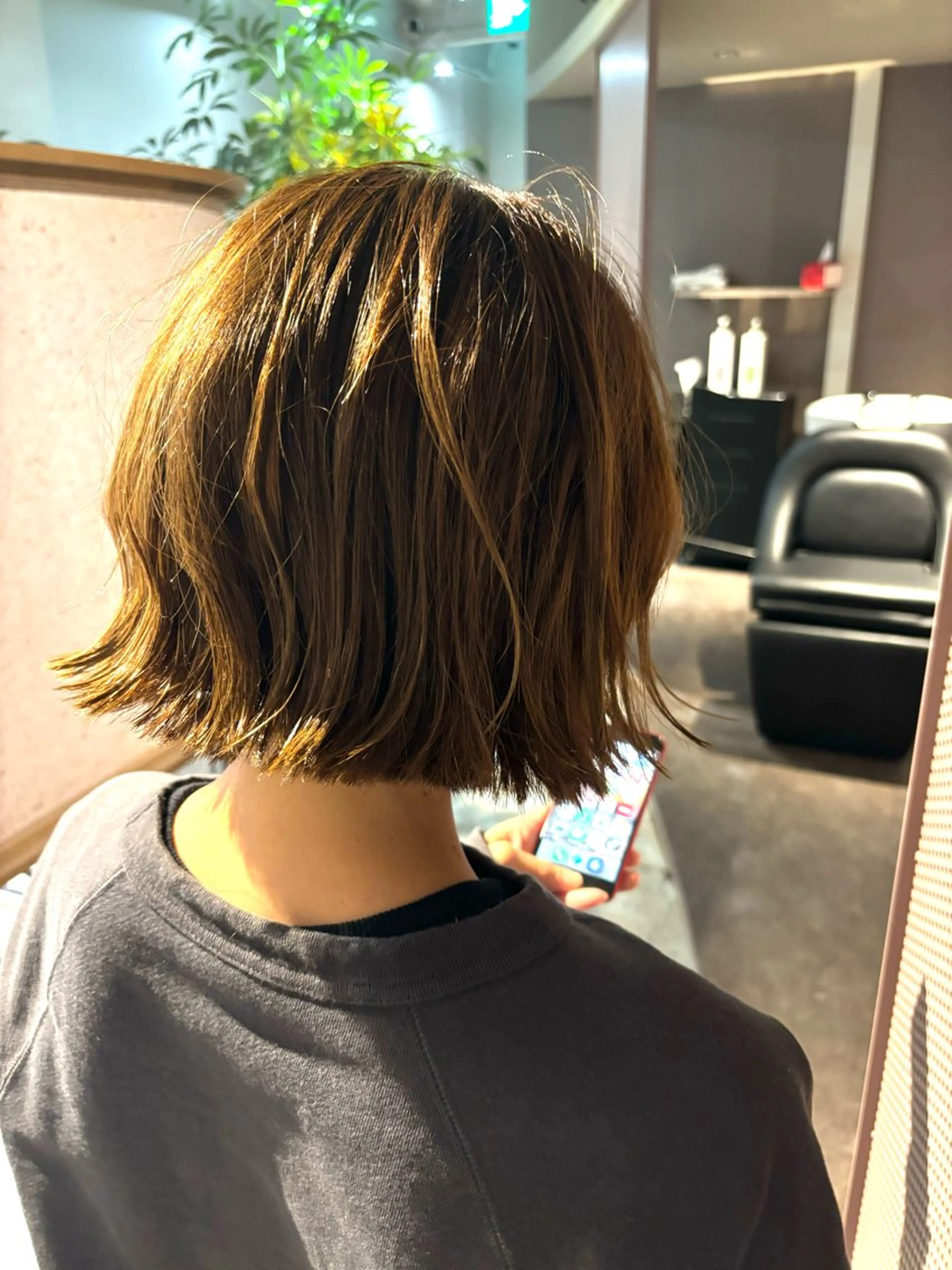 ショート 切りっぱなしボブ ボブ 外ハネヘア HARUKI  MINATO Japan広島紙屋町店所属・hmj紙屋町店 脊戸智志のヘアスタイル