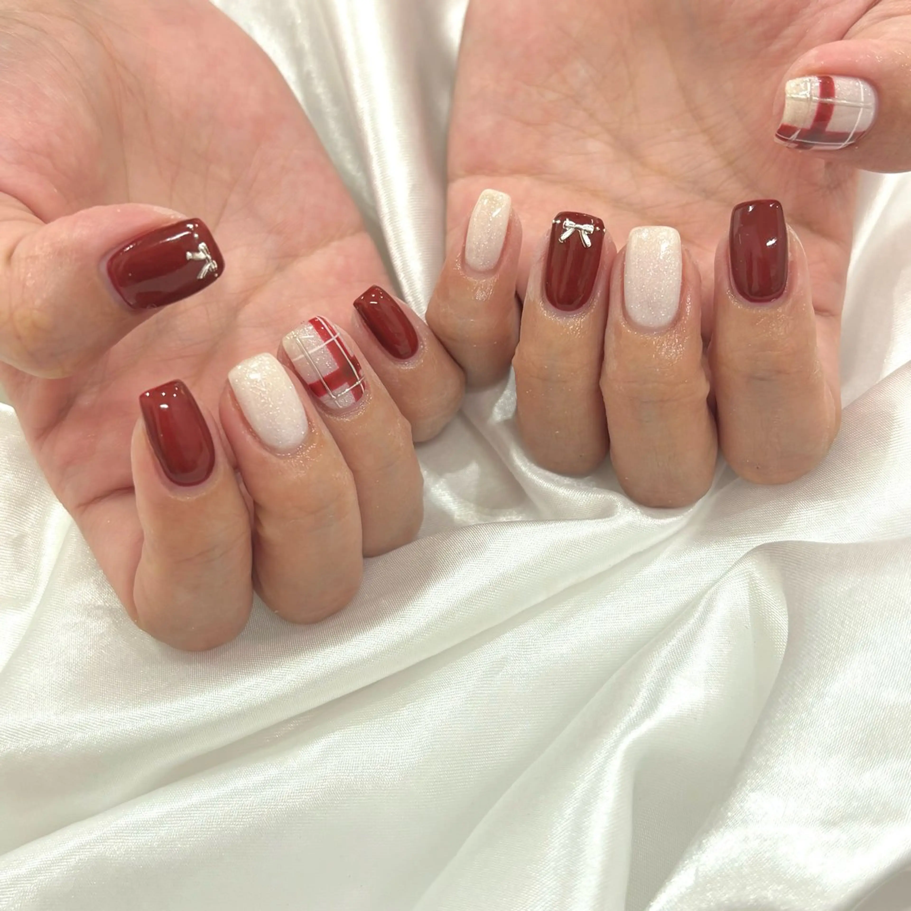 ネイル ボルドー y'sbeauty 天王寺店のネイルデザイン