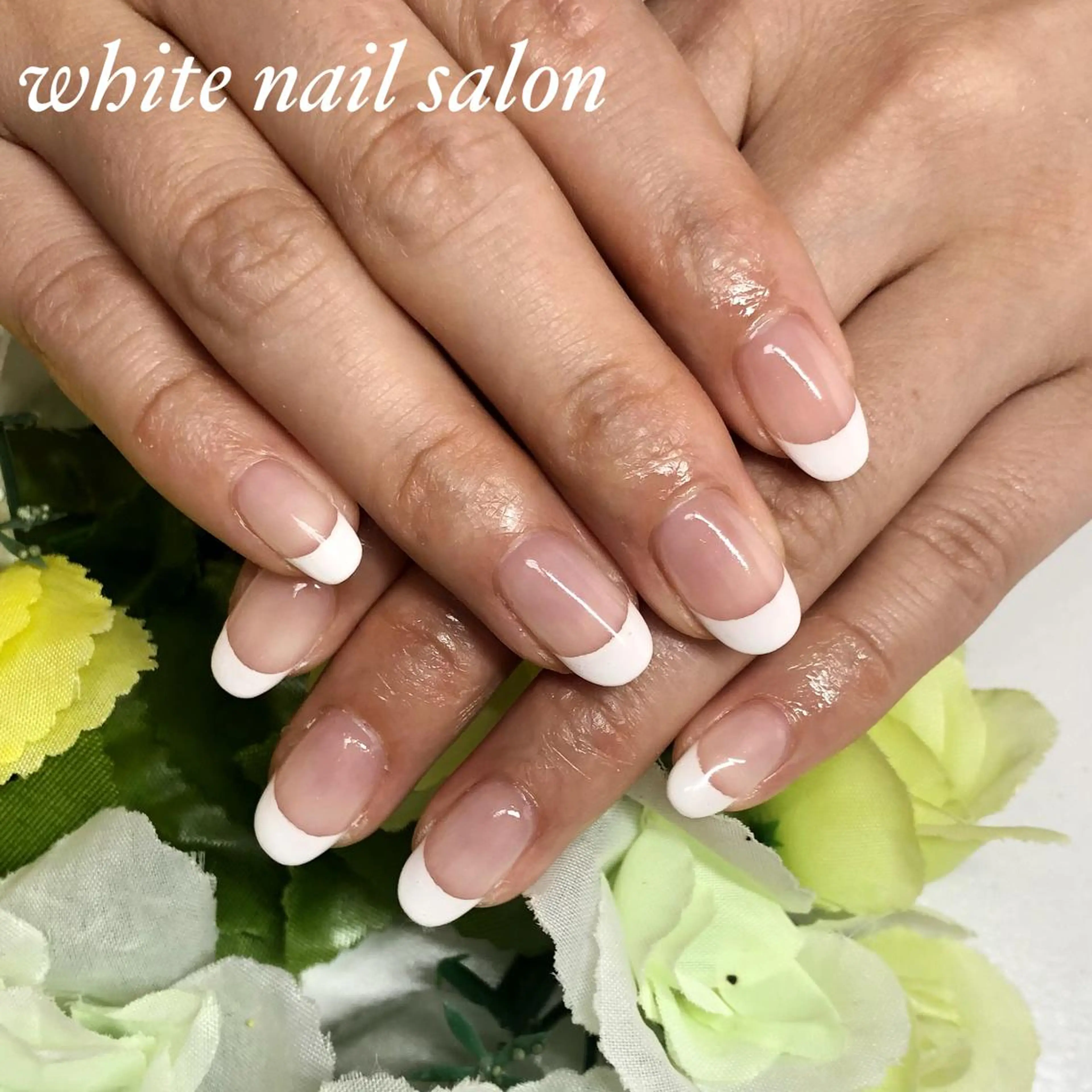 ネイル アートネイル フットネイル フレンチネイル ジェルネイル ハードジェル ハンドネイル white nail salonのネイルデザイン