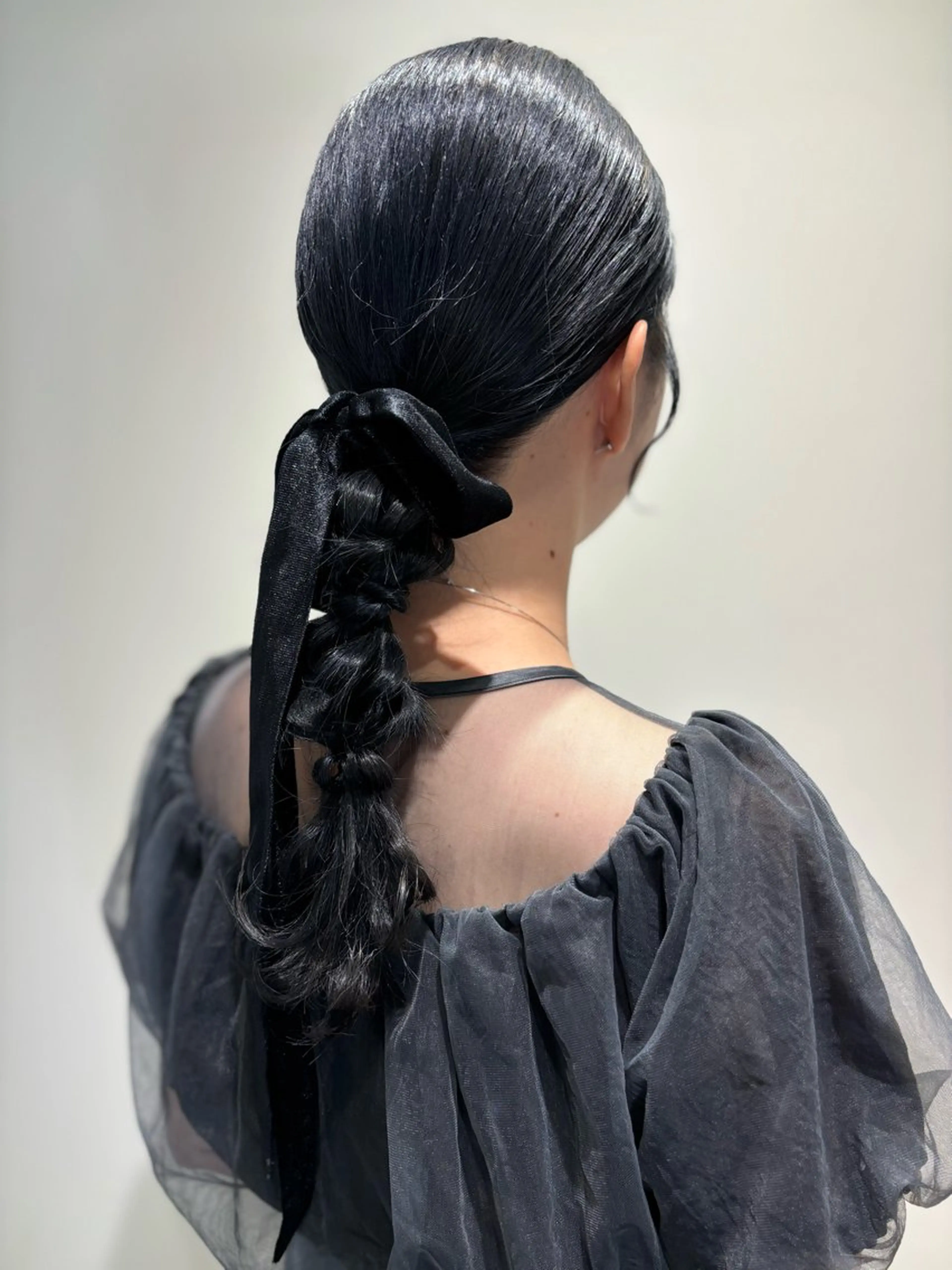 セミロング ヘアアレンジ ヘアセット ducha所属・DUCHA Tomida naoのヘアスタイル