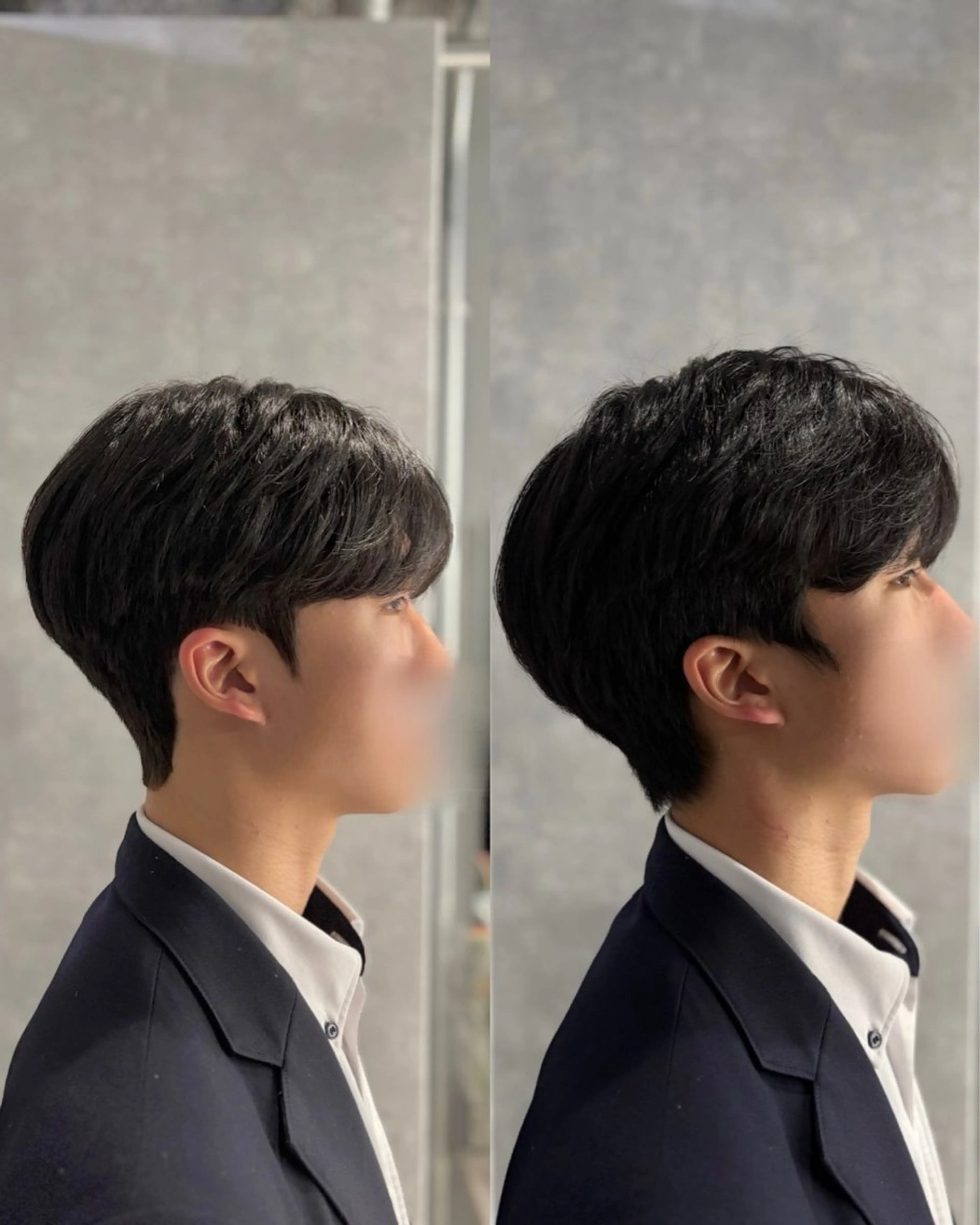 ショート パーマ メンズ ダウンパーマ メンズパーマ 韓国メンズヘア/ ダウンパーマ/歩夢のヘアスタイル