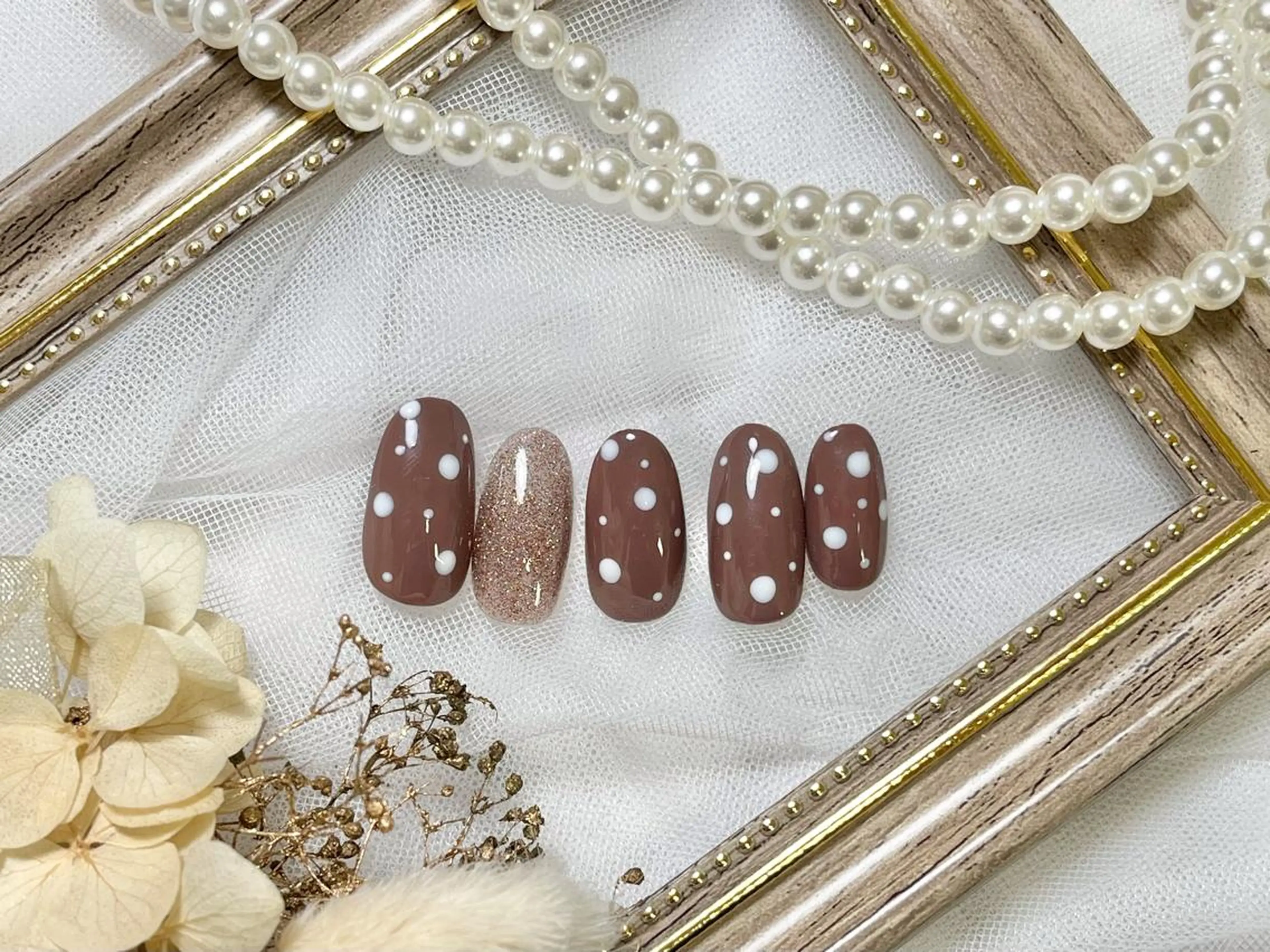 ネイル ハンドネイル ネイルPetit Ribbonのネイルデザイン