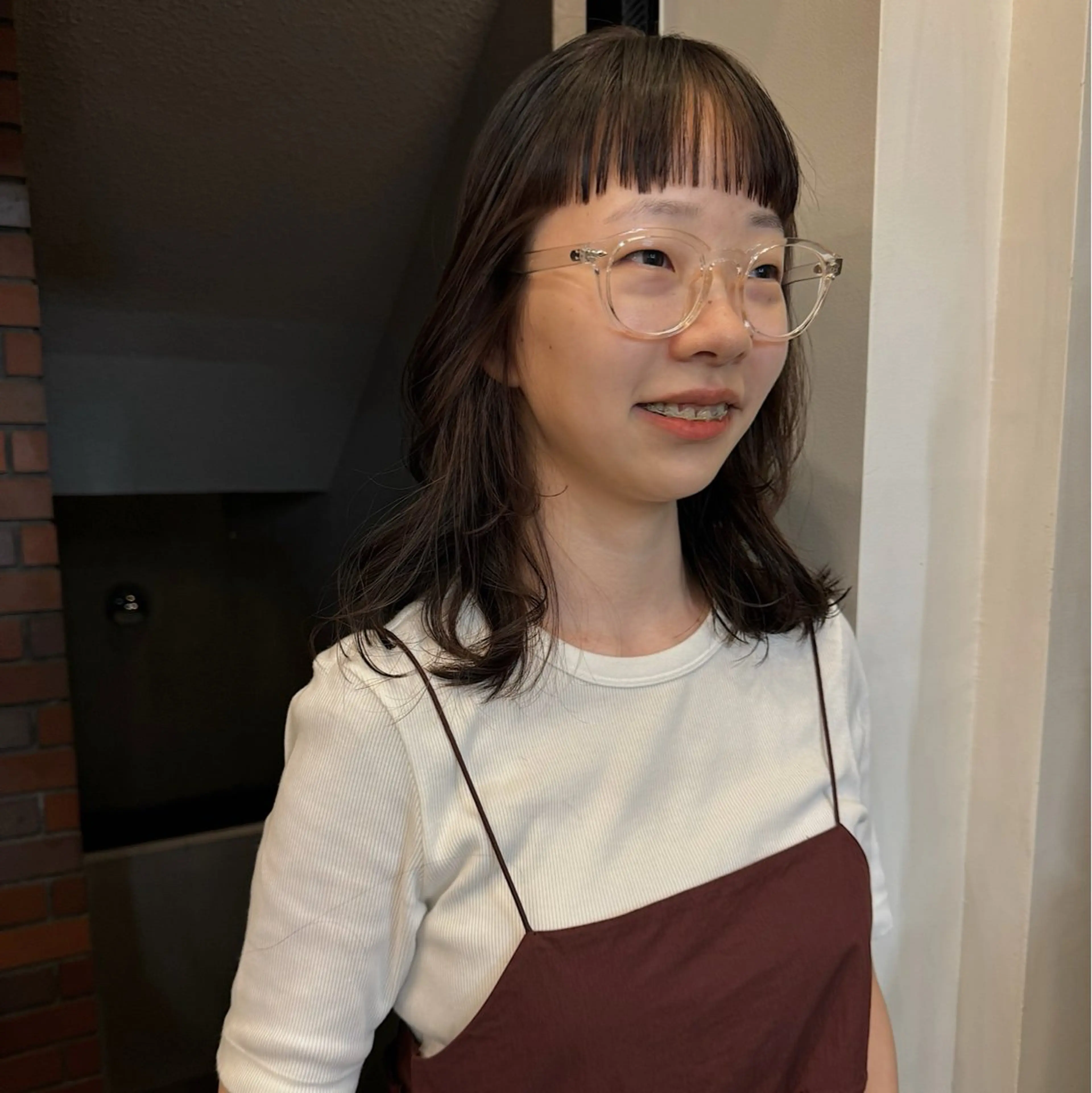 ミディアム カラー ヘアアレンジ オン眉 カット ヘアカラー 🌐サトウ リョウ🌐のその他イメージ