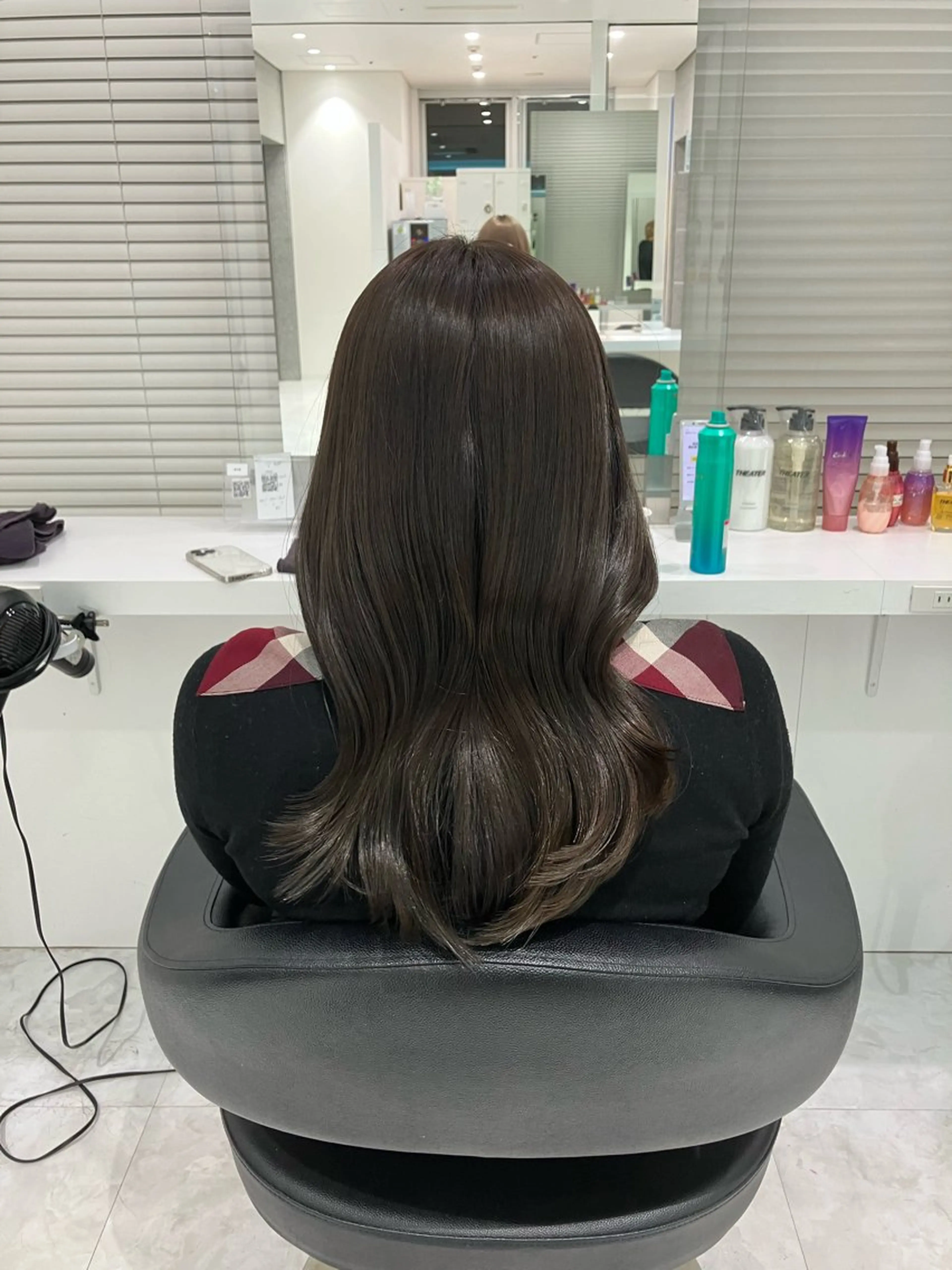 セミロング カラー ヘアアレンジ 💓ブリーチ特化 透明感💓あい💓のヘアスタイル