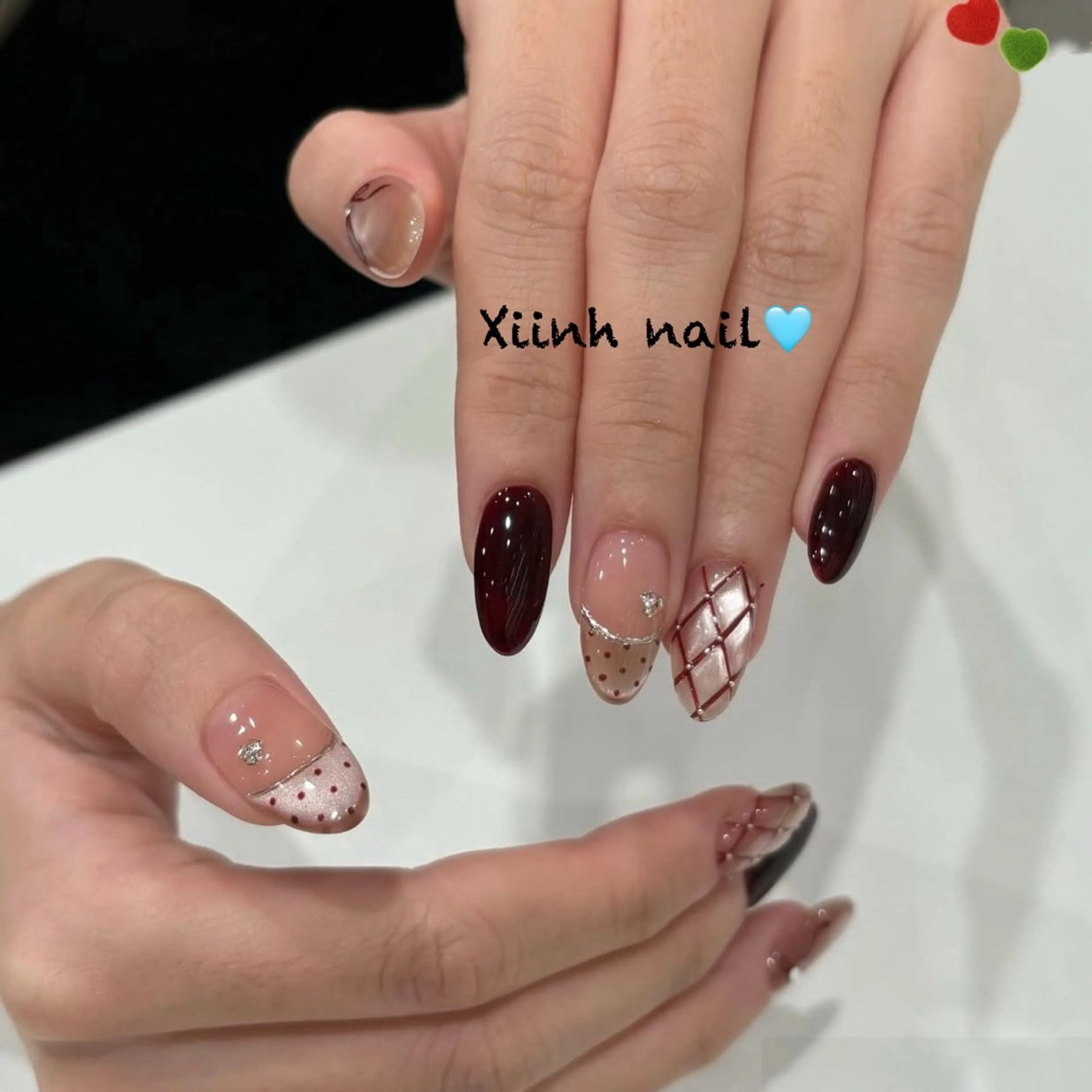 ネイル チークネイル 桜ネイル フットネイル ジェルネイル ハロウィン ハンドネイル XIINH NAIL SALONのネイルデザイン