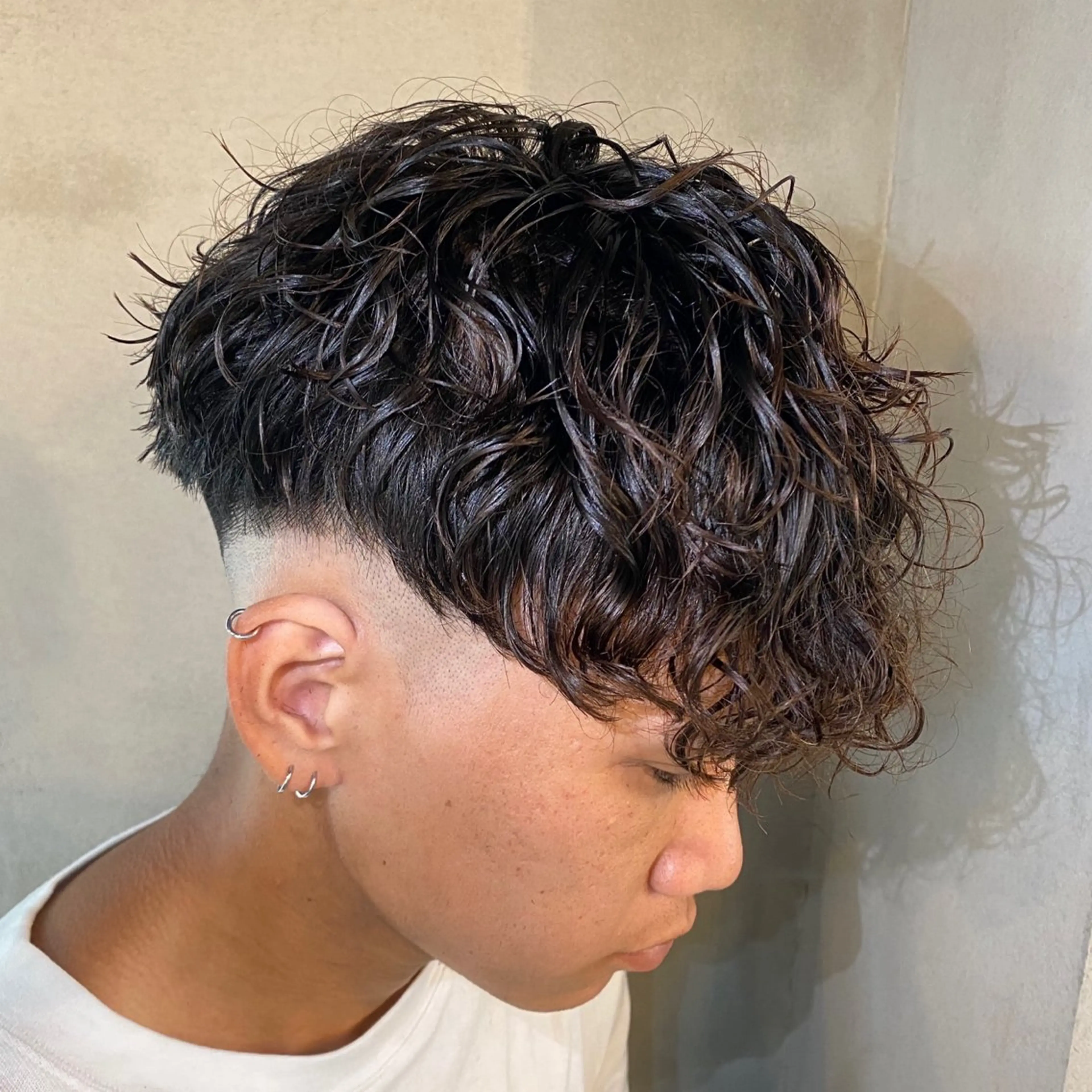 ショート 👑曲がる縮毛矯正 /パーマ👑ショウのヘアスタイル