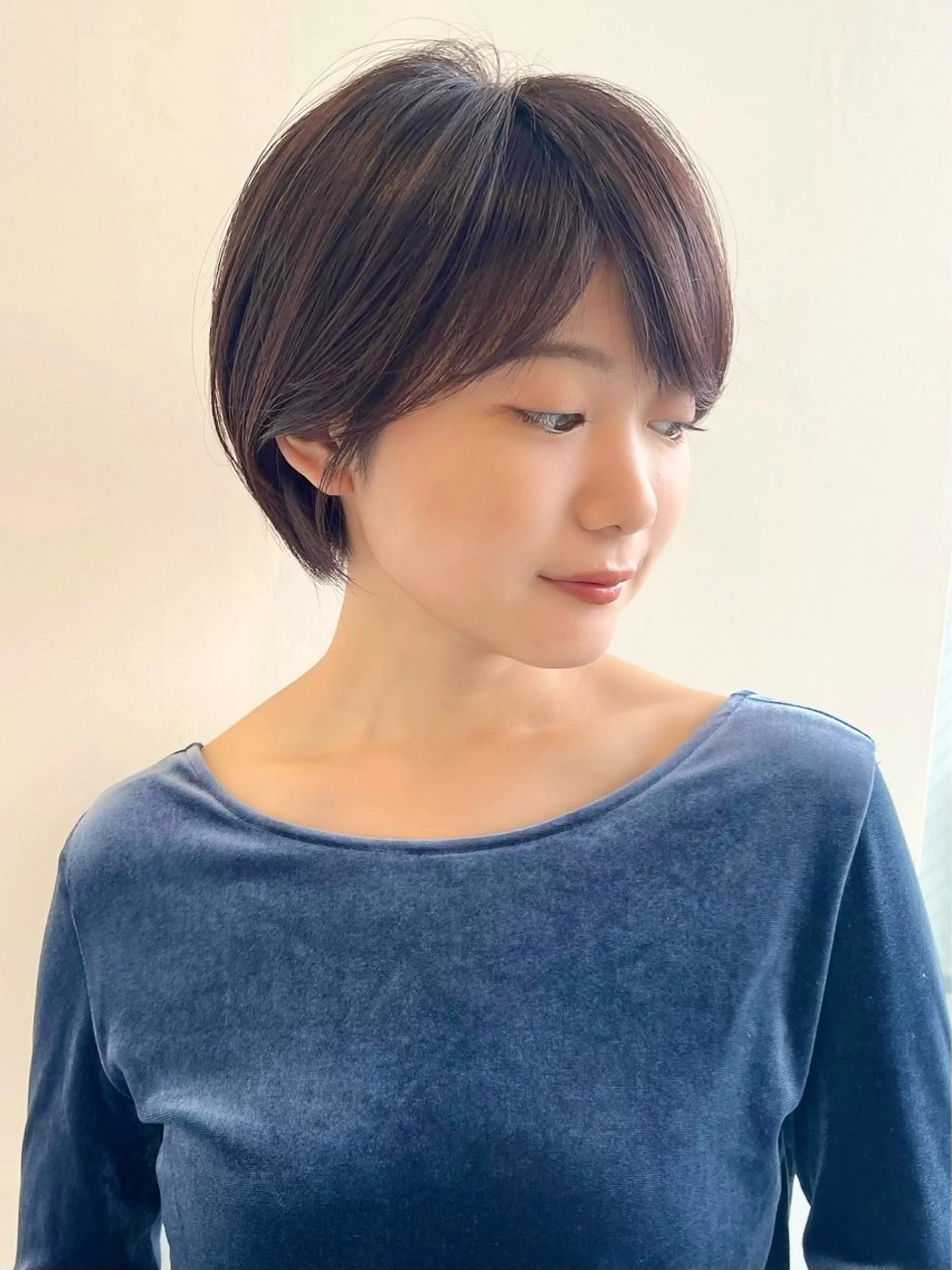 ショート ハンサムショート 丸みショート イエローカラー 韓国風ヘア レイヤーカット カット 縮毛矯正 ショート・ボブ特化 mahoのその他イメージ