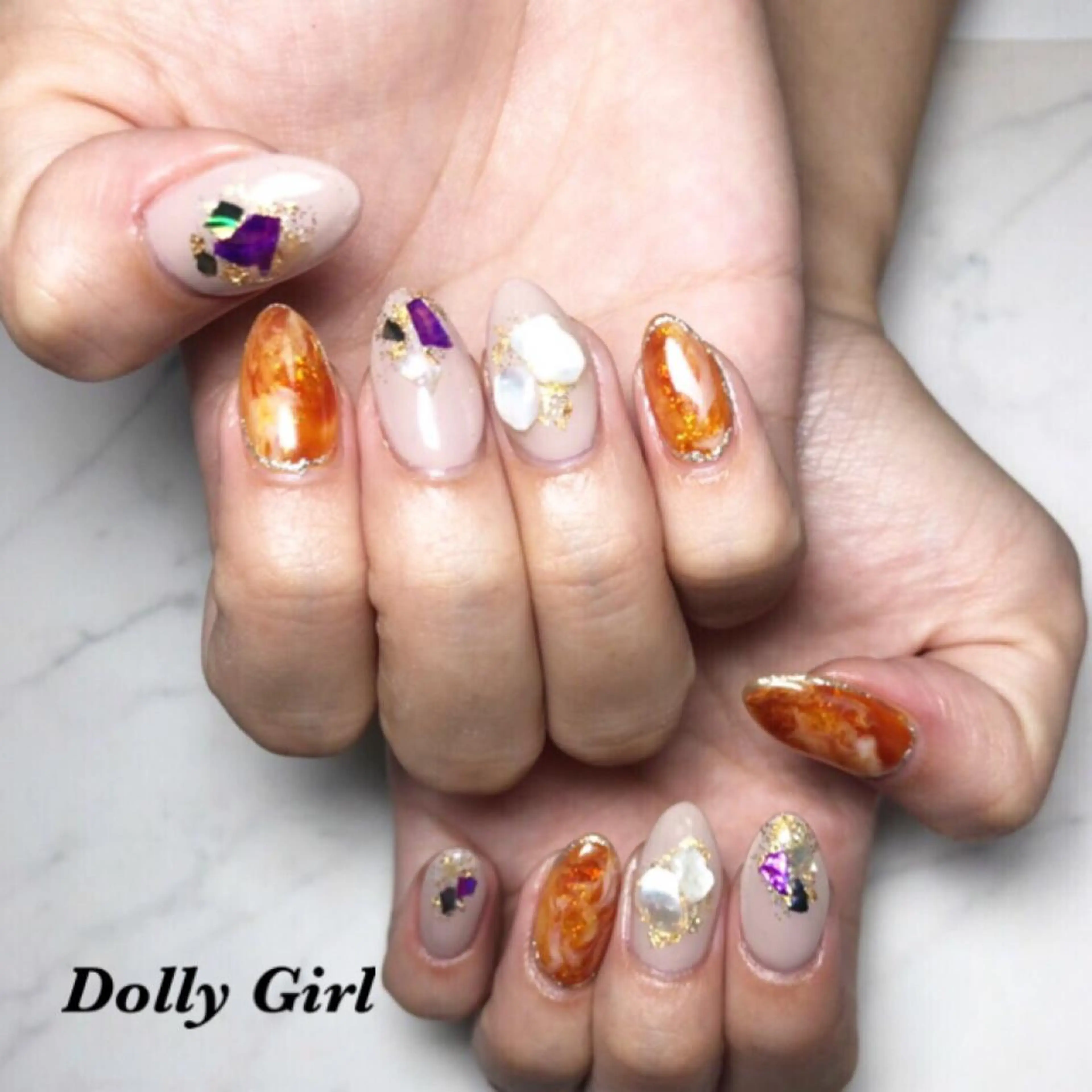 ネイル 個室ネイルサロンDolly  Girl〜ドーリーガール〜所属・DollyGirl KYOKOのネイルデザイン