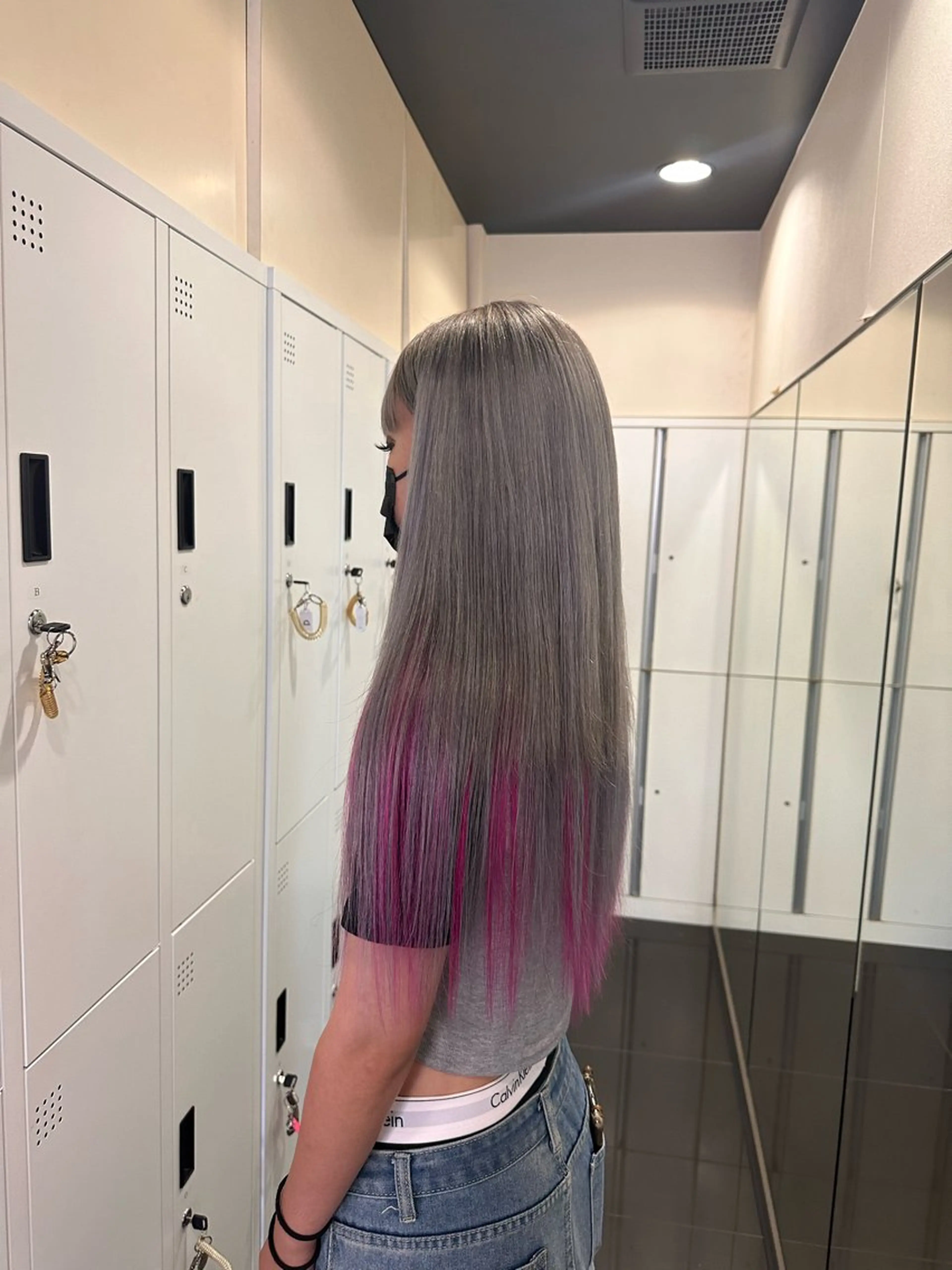 ♪カット＋シールエクステ80本(長さだしコース)♪ファイバーMIXの写真